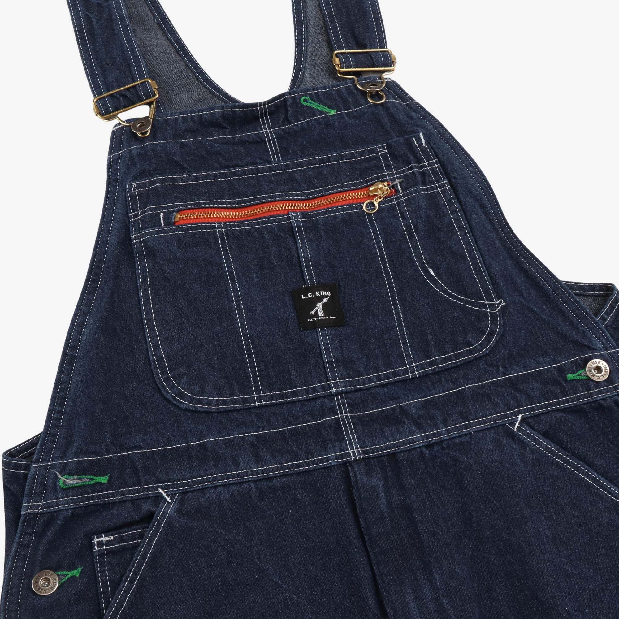 Denim High Back Overalls