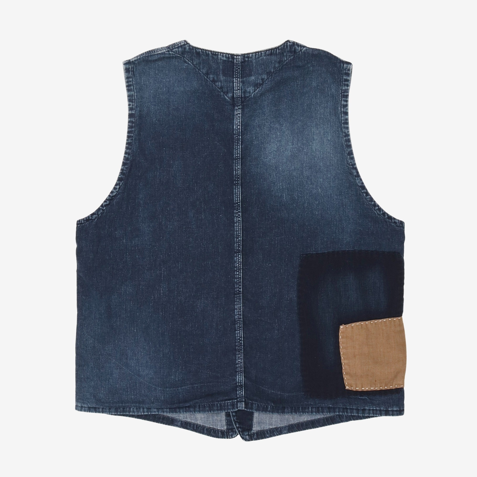 Sample Patchwork Denim Vest