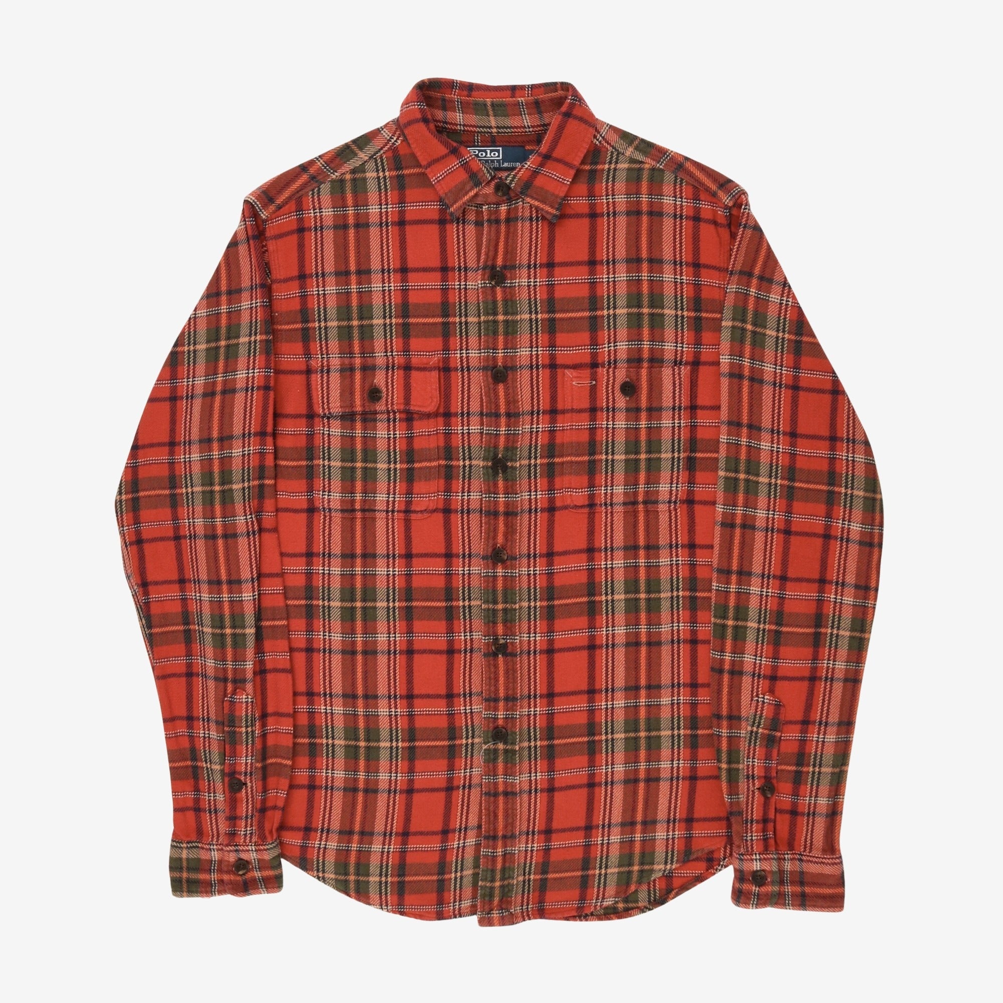Plaid Flannel Check Shirt