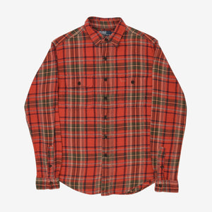 Plaid Flannel Check Shirt