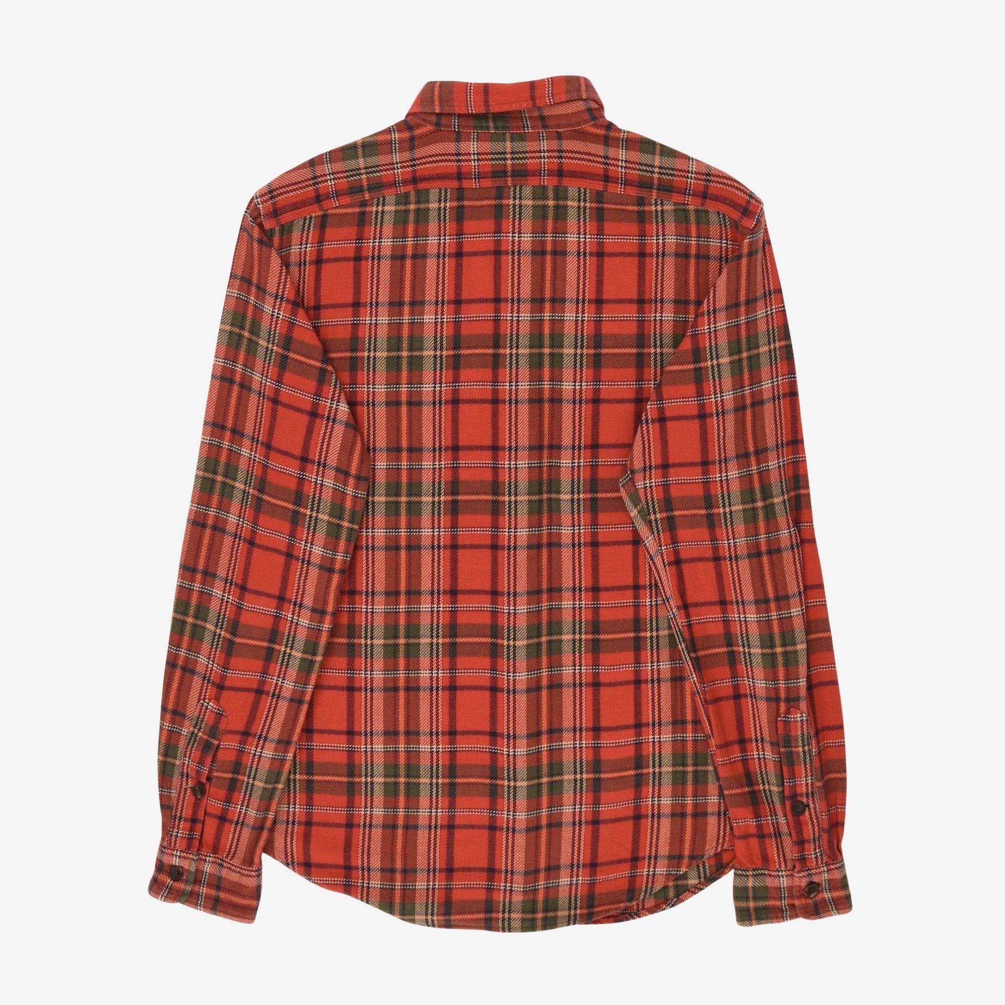 Plaid Flannel Check Shirt