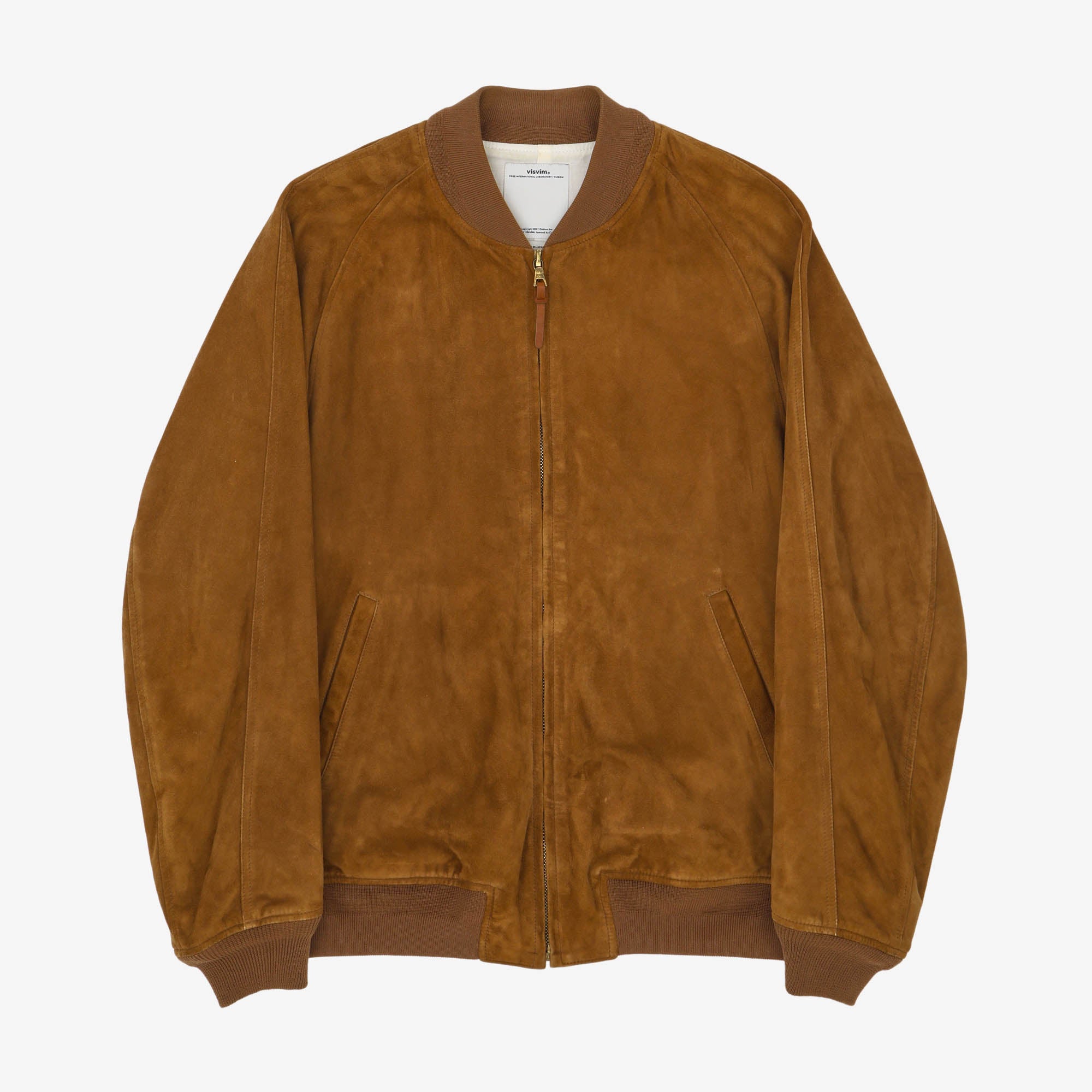 Goat Suede Varsity Jacket