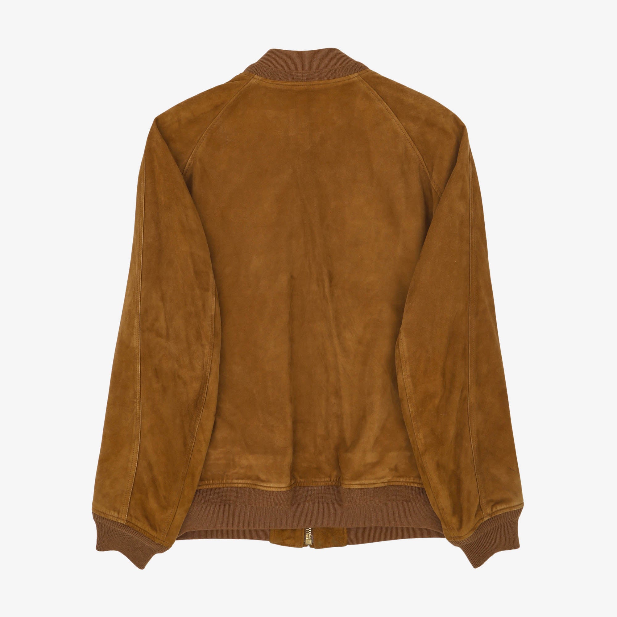Goat Suede Varsity Jacket