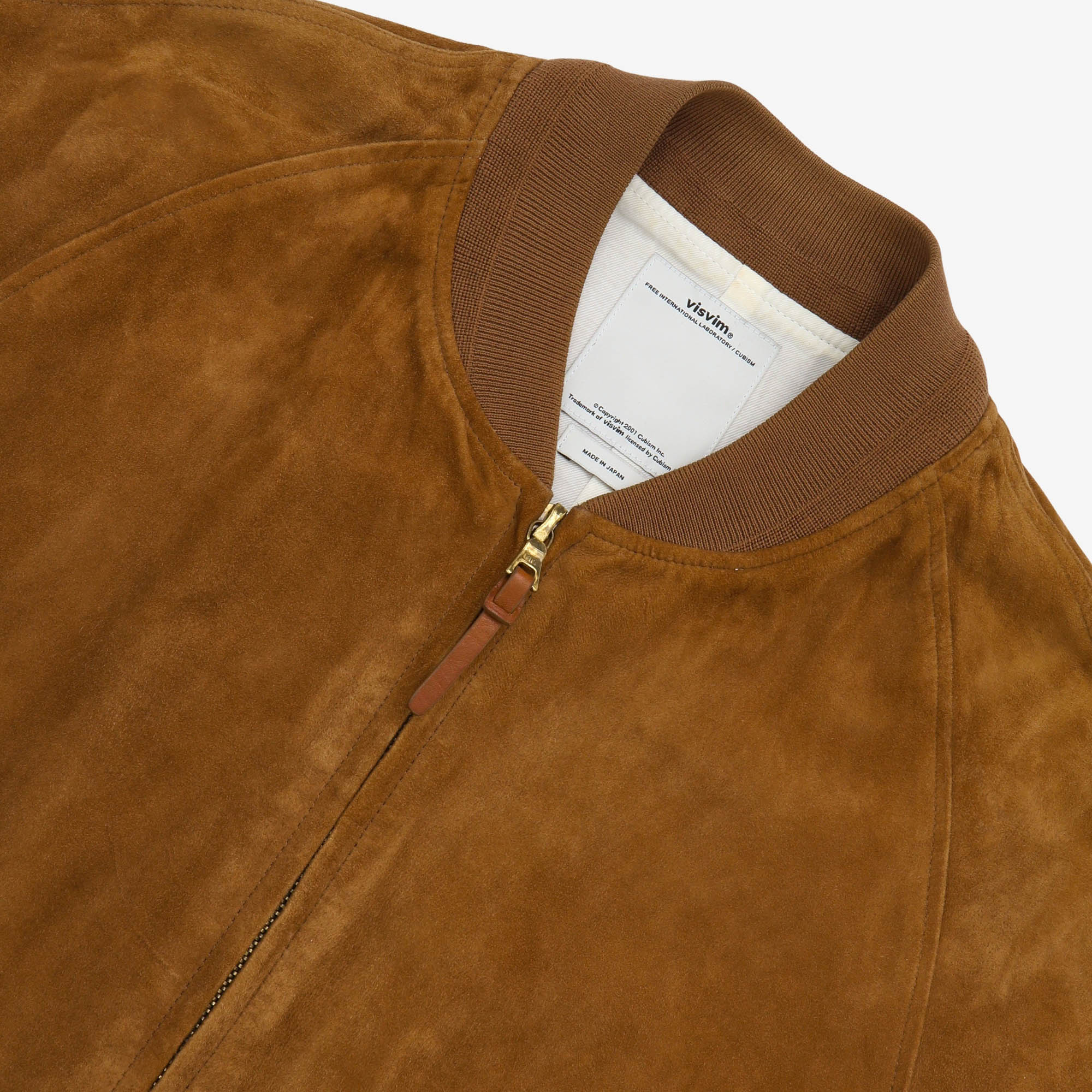 Goat Suede Varsity Jacket