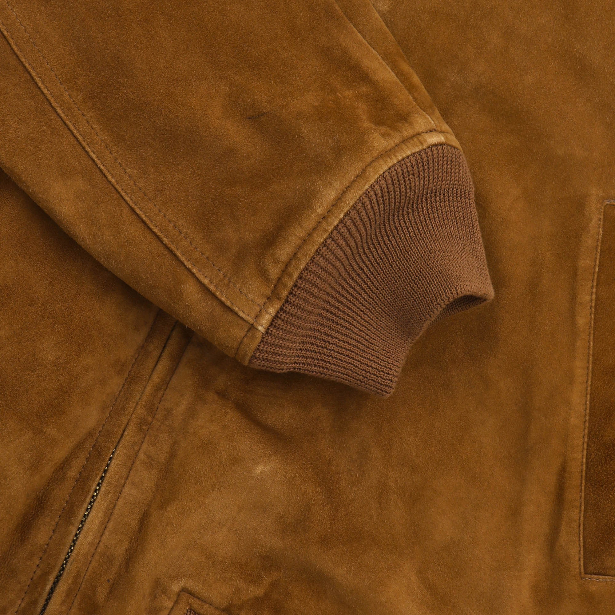 Goat Suede Varsity Jacket