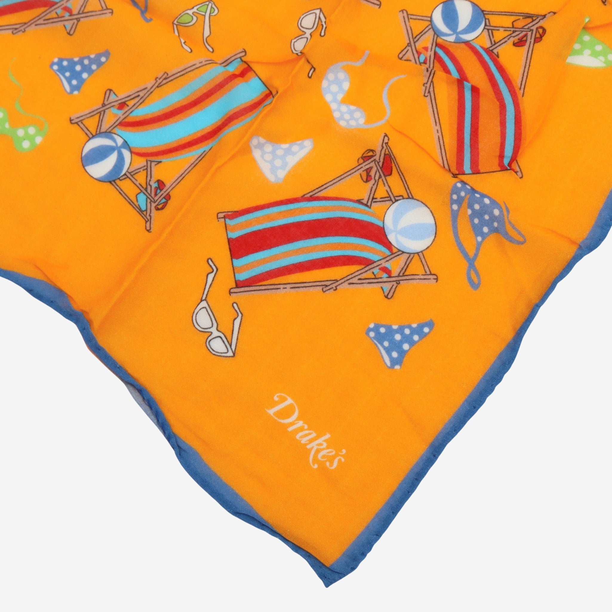 Beach Print Pocket Square