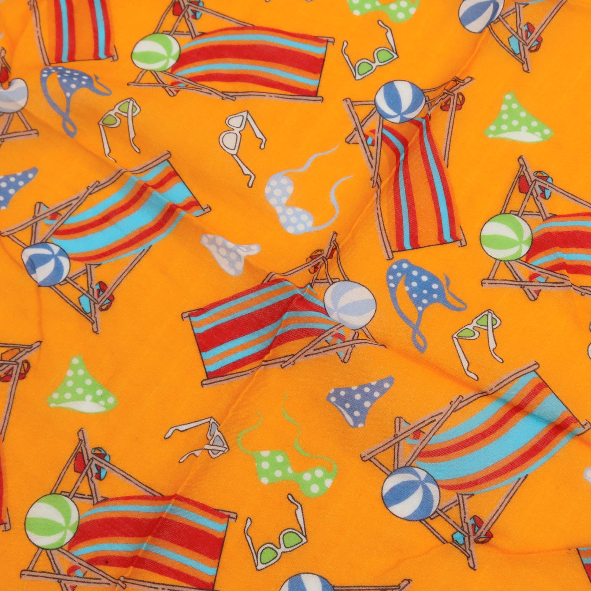 Beach Print Pocket Square