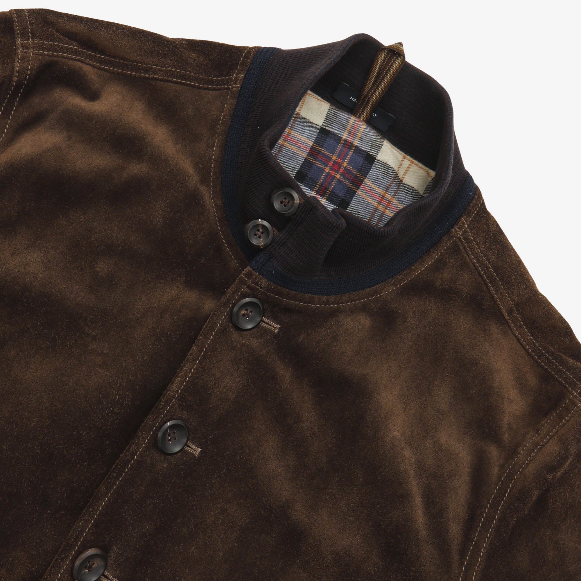 Heavyweight Calf Suede A-1 Bomber