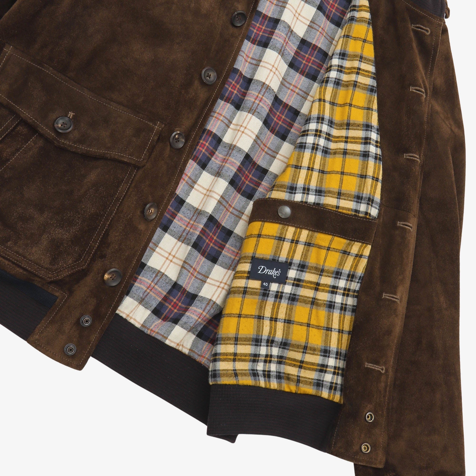 Heavyweight Calf Suede A-1 Bomber