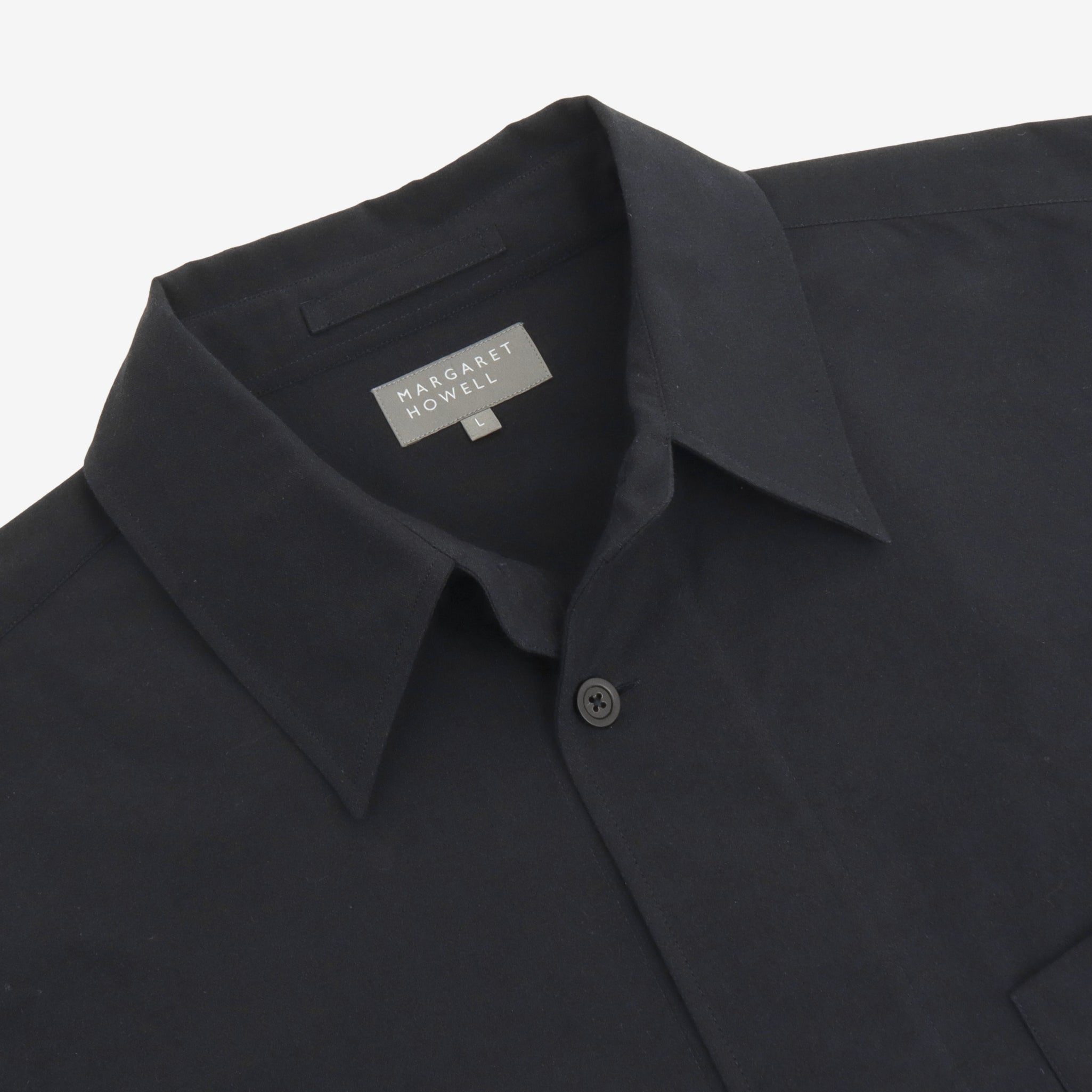 Utility Wool Blend Overshirt