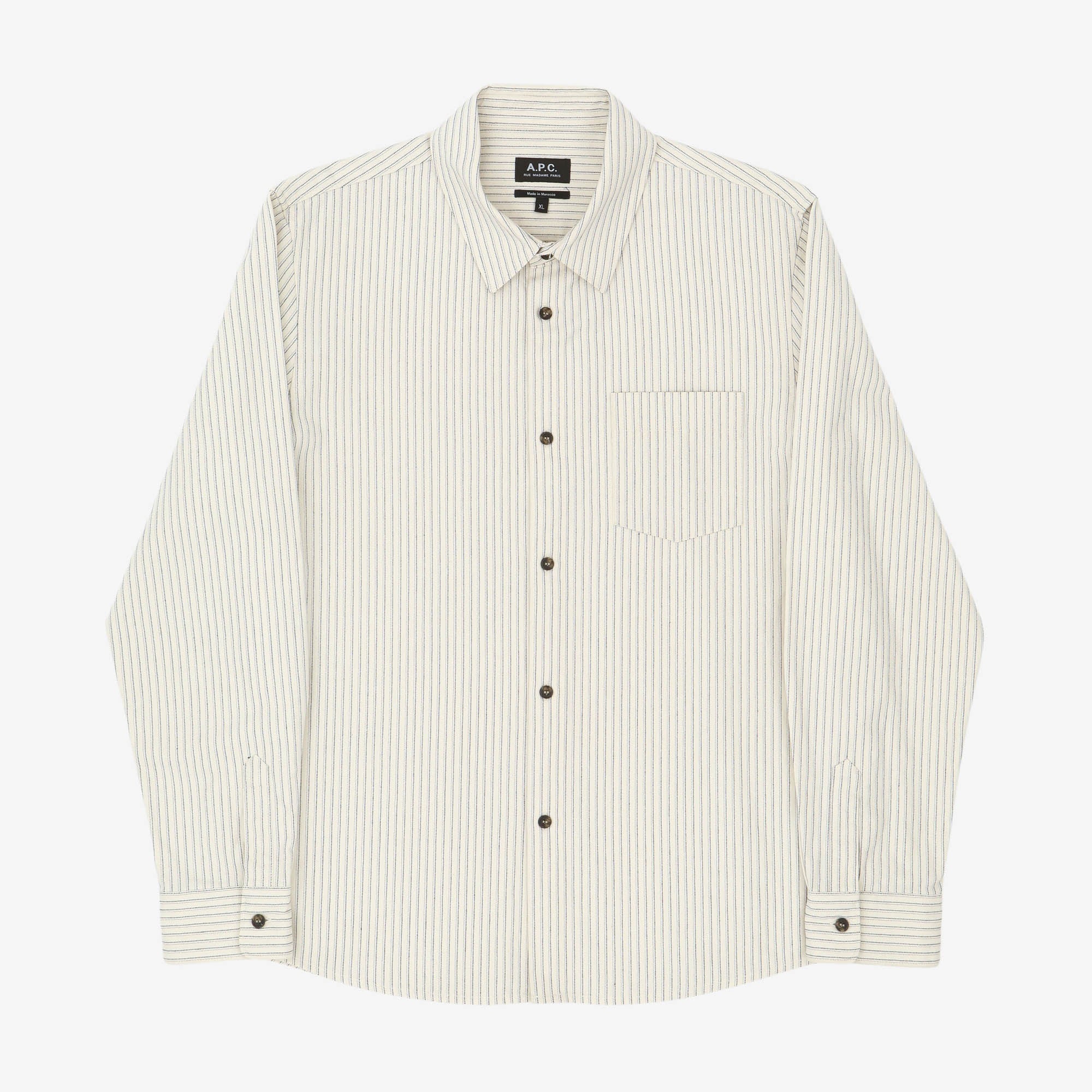 Textured Stripe Oxford Shirt