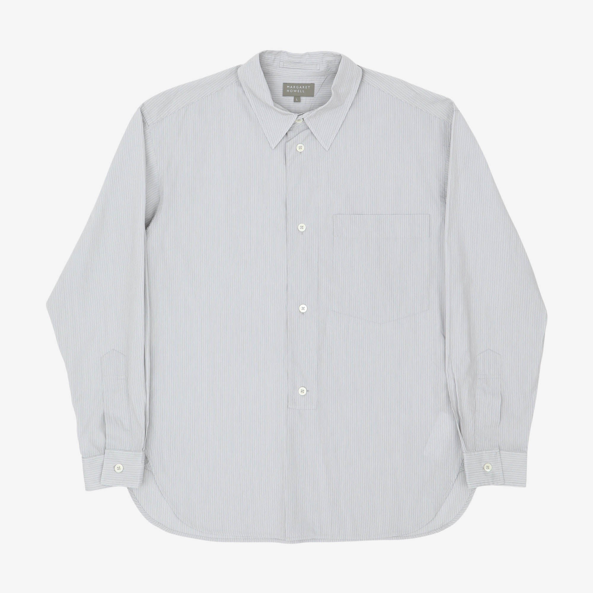 Micro Stripe Basic Shirt