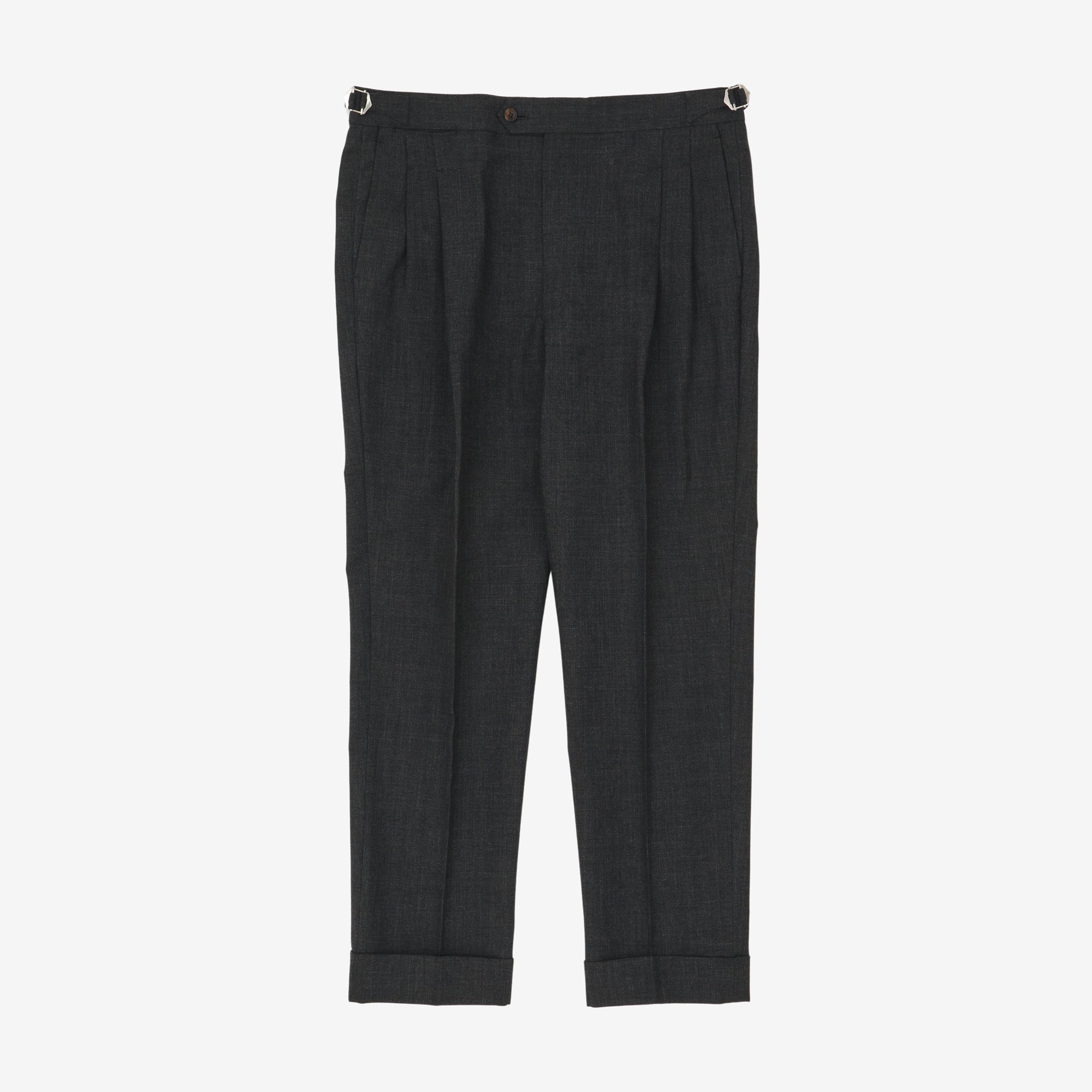MTM Tropical Wool Pleated Trousers (34W X 28L)