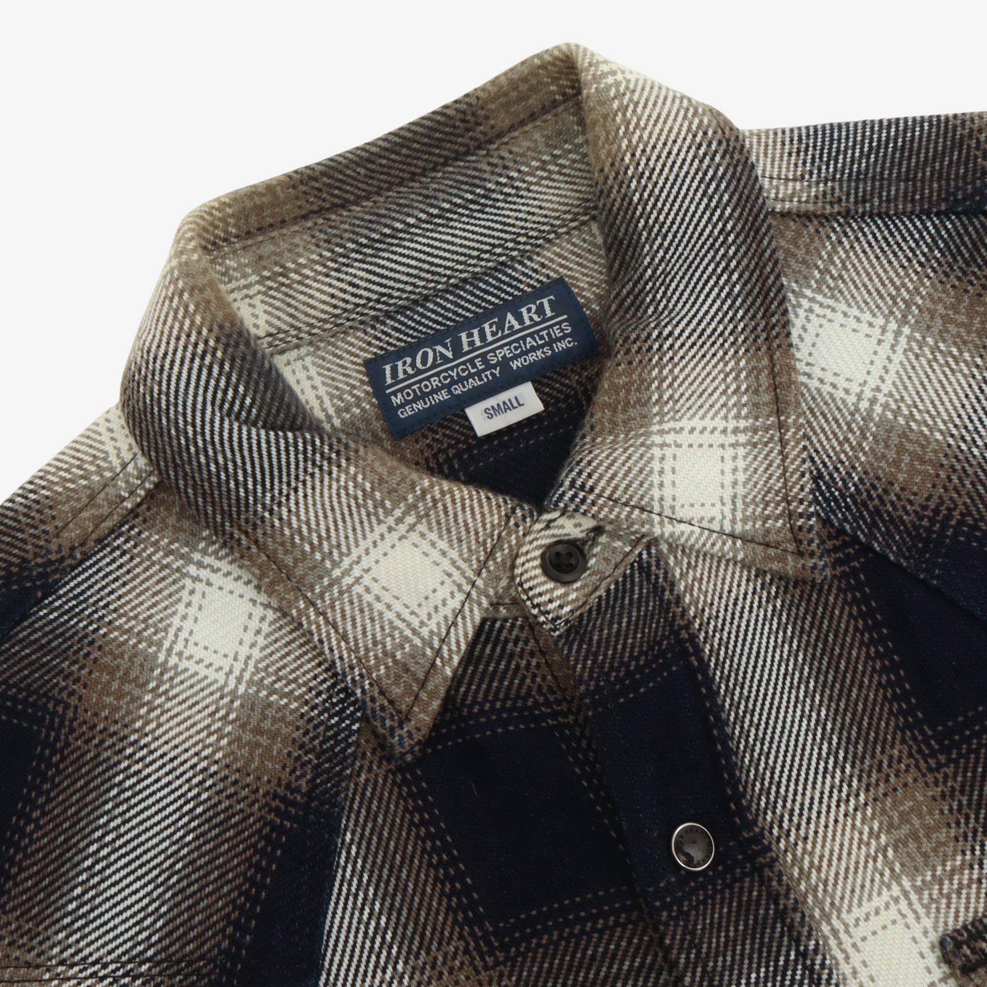 9oz Selvedge Check Flannel Western Shirt