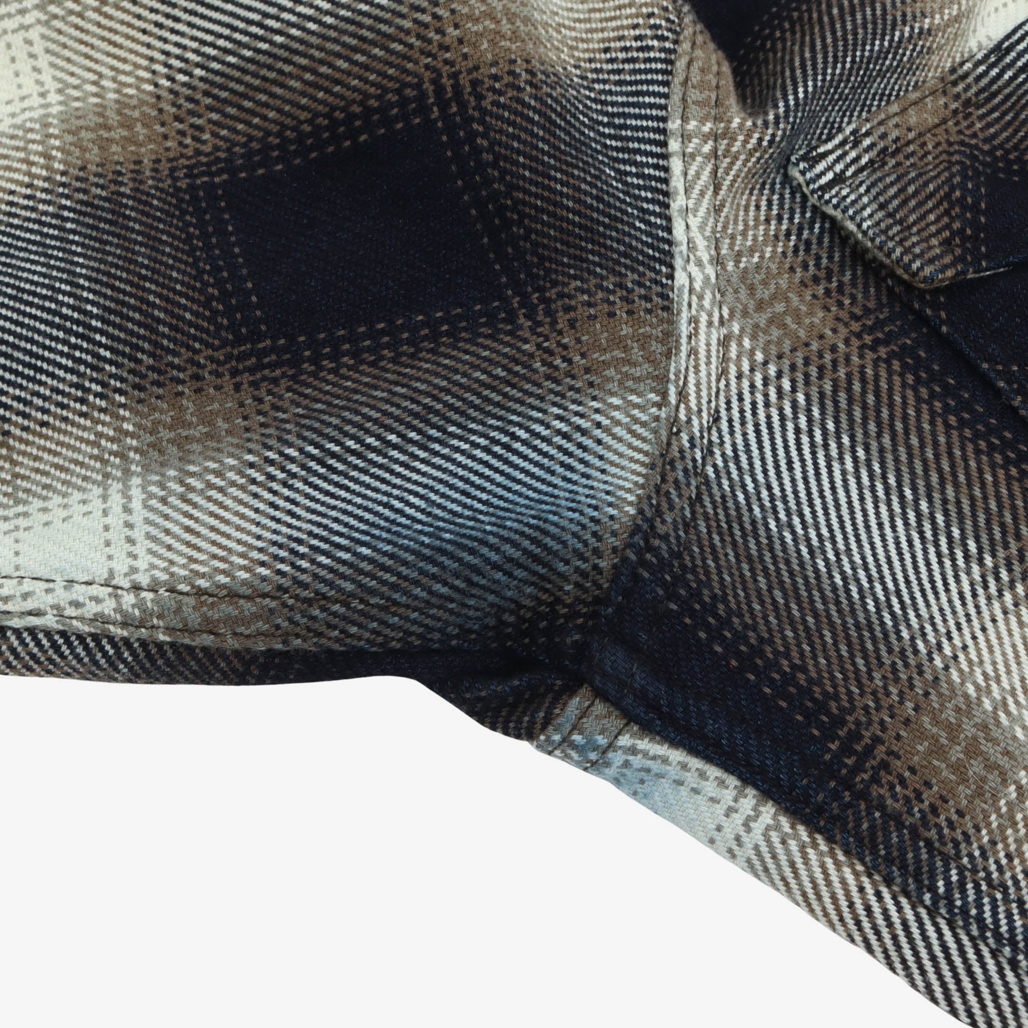 9oz Selvedge Check Flannel Western Shirt