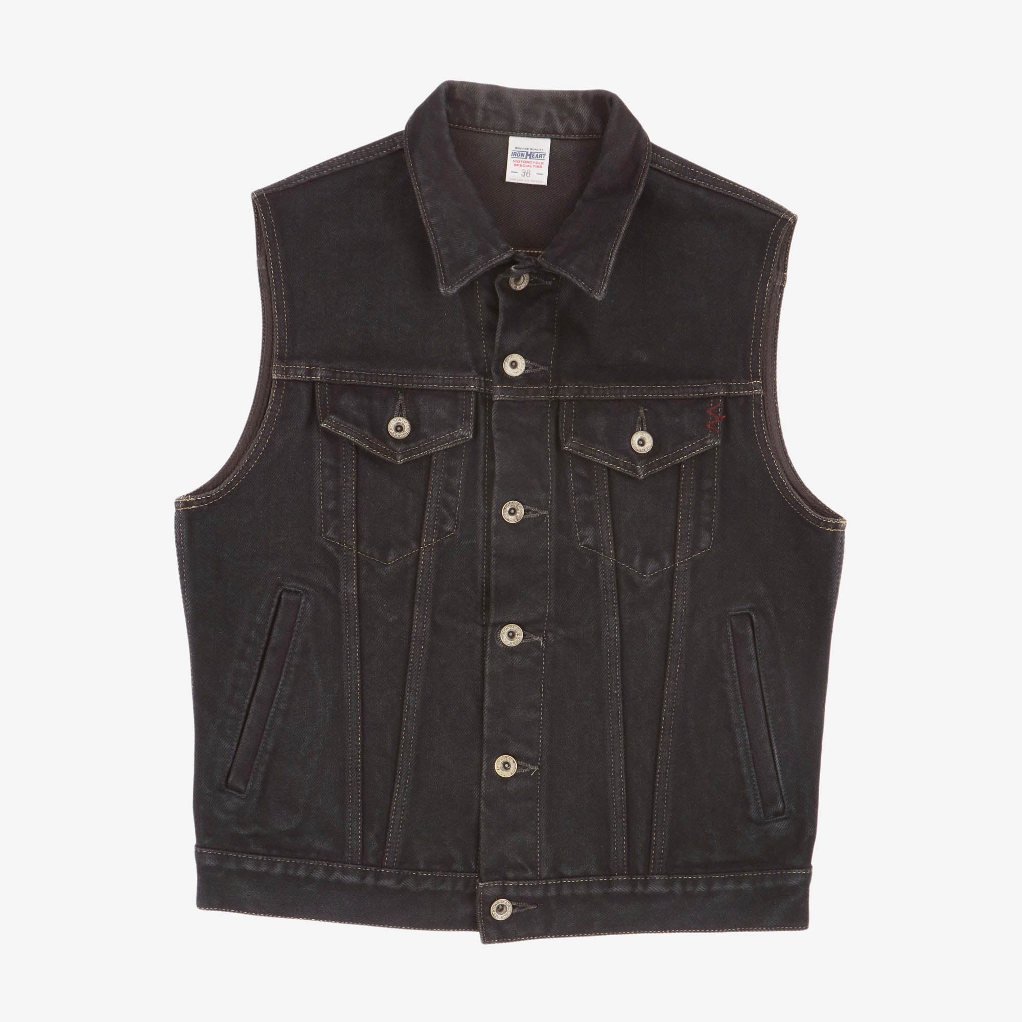 21oz Modified Type 3 Selvedge Vest
