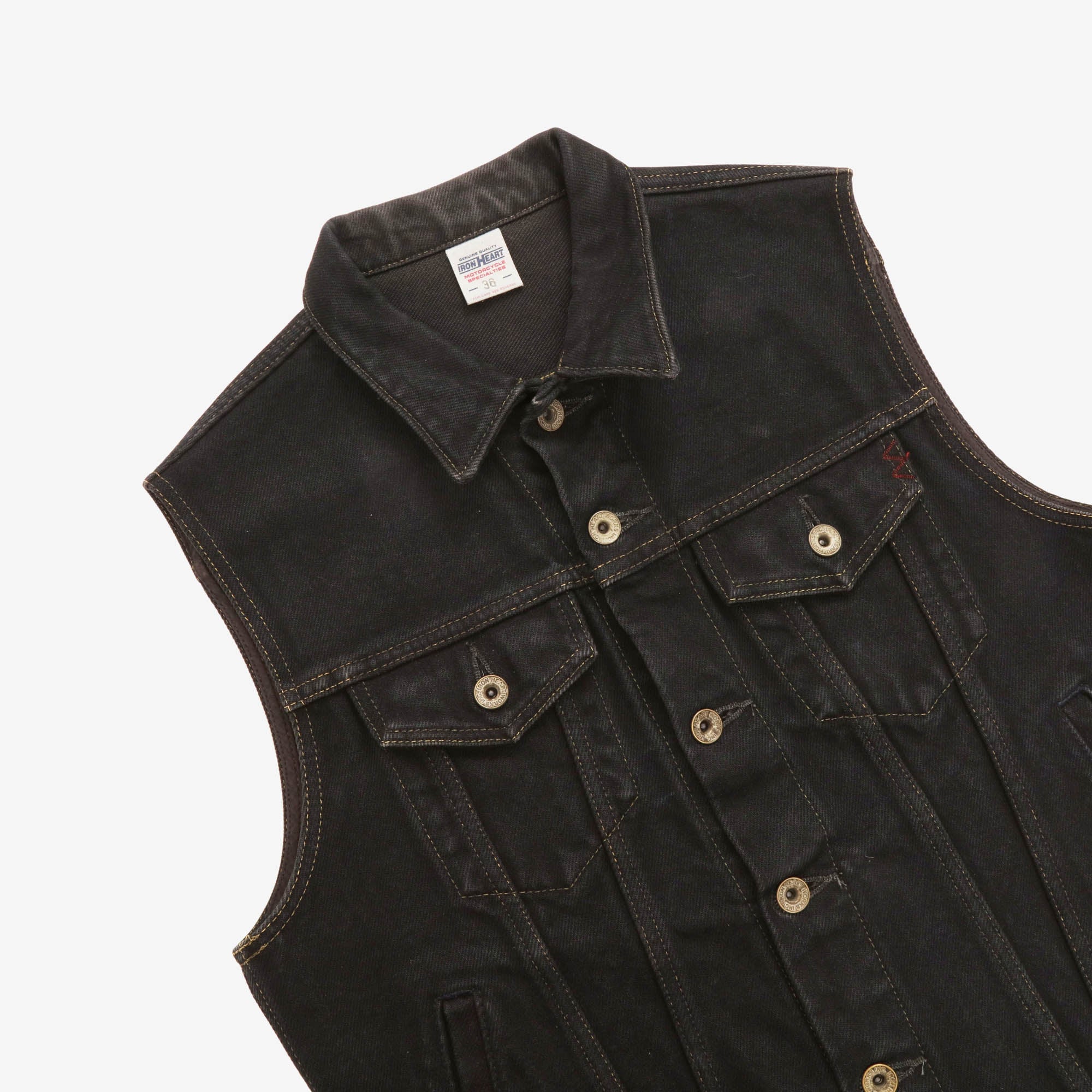 21oz Modified Type 3 Selvedge Vest