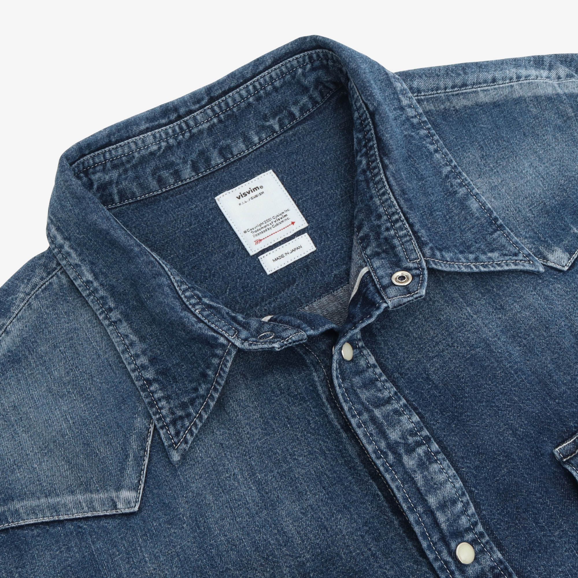 Social Sculpture Dmg Denim Western Shirt