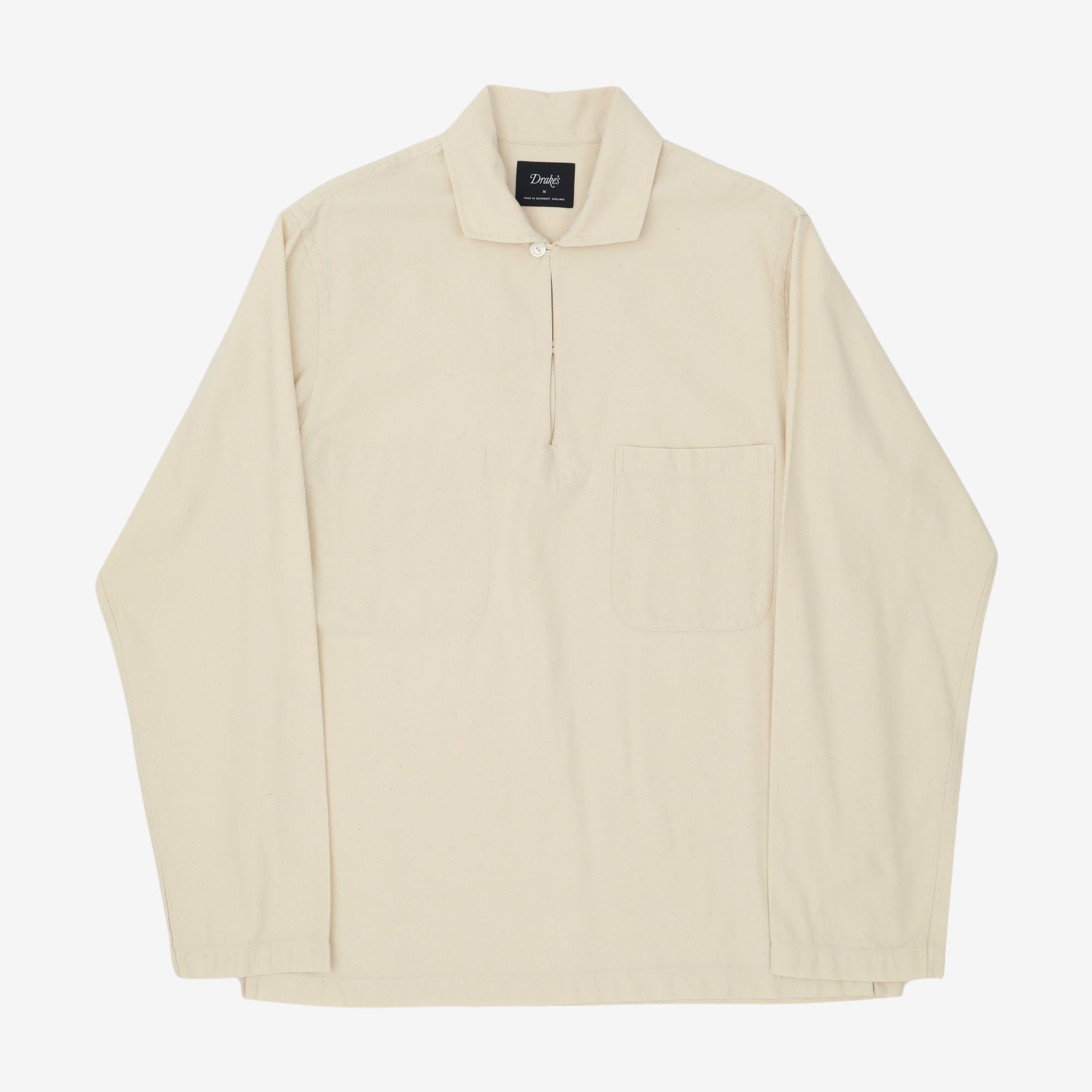 Brushed Cotton Smock Polo