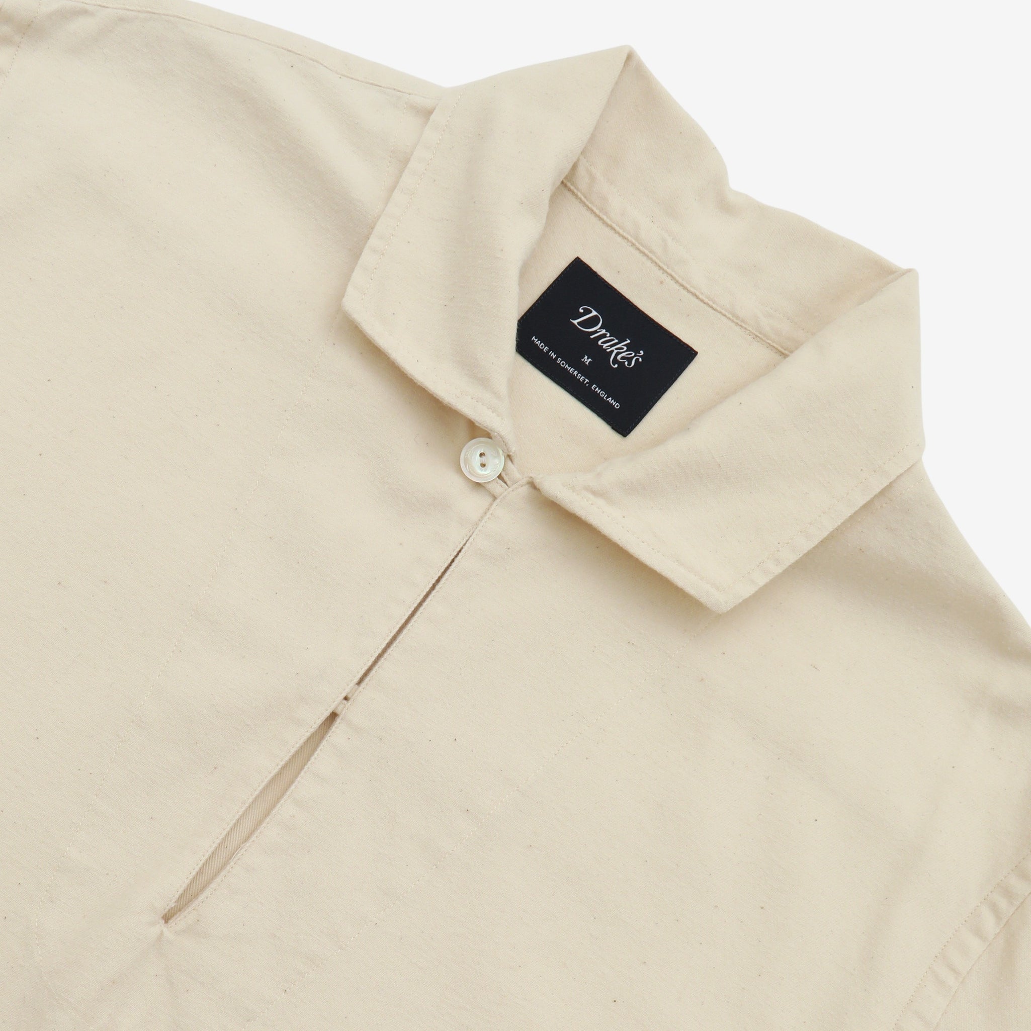 Brushed Cotton Smock Polo