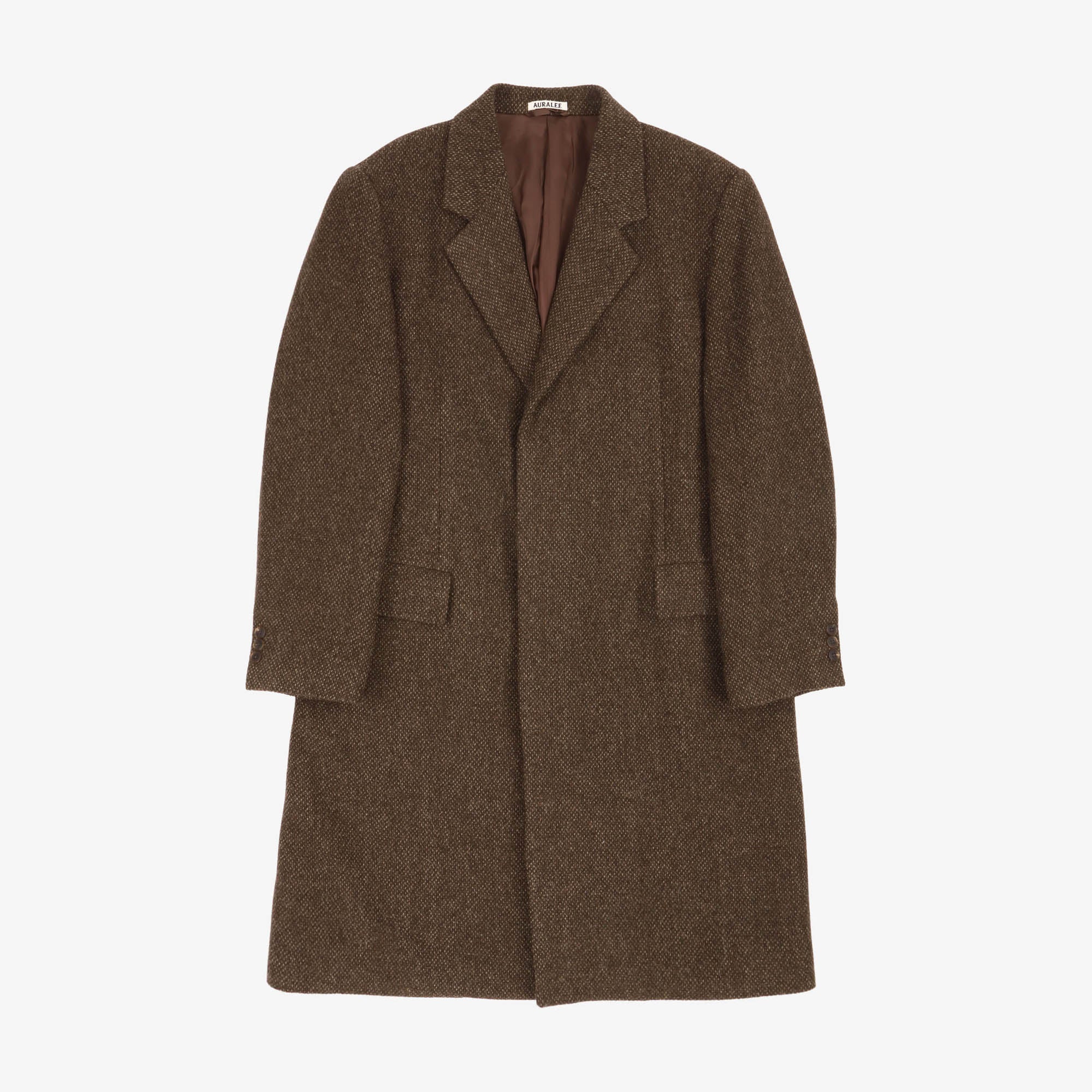 Lama Wool Chesterfield Coat