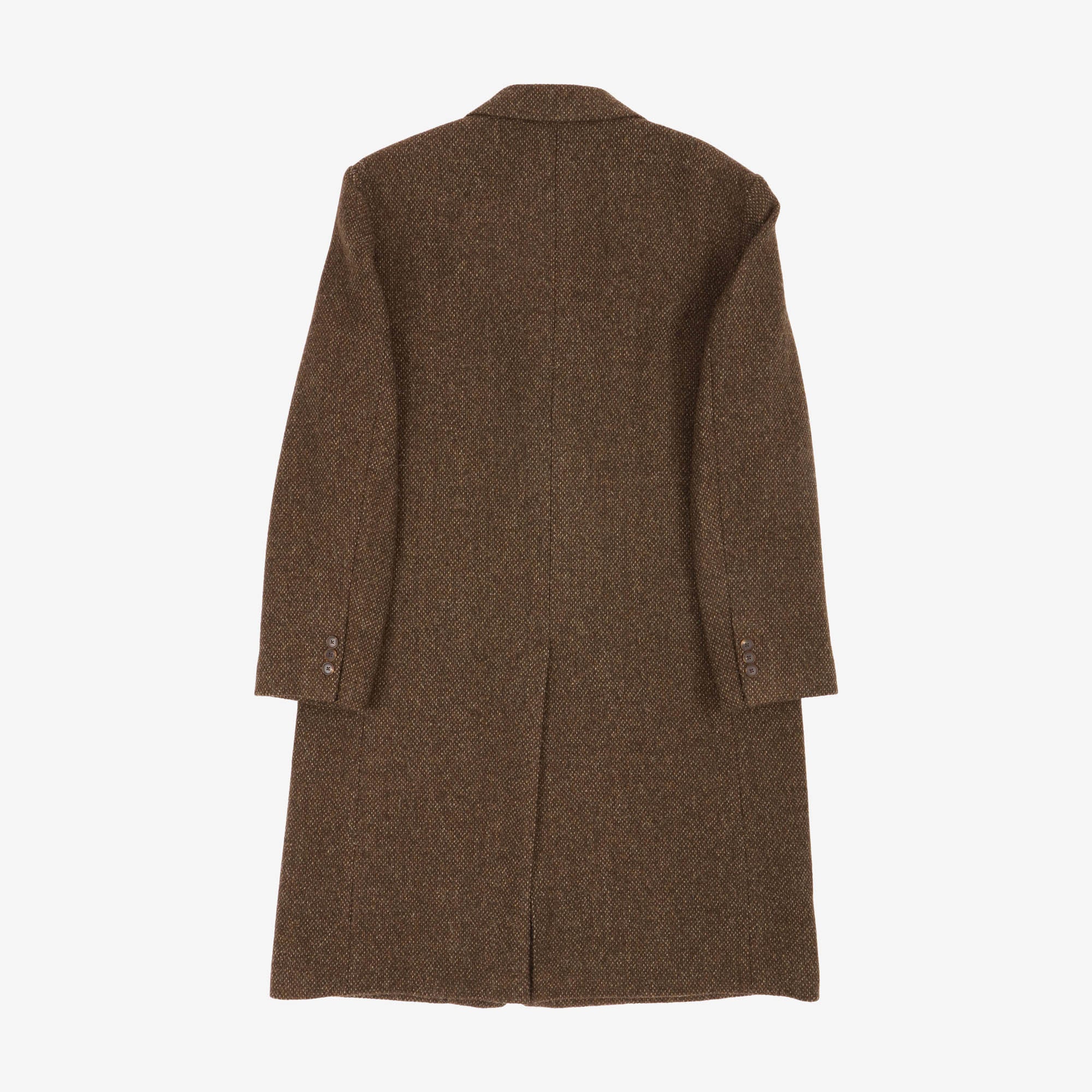 Lama Wool Chesterfield Coat
