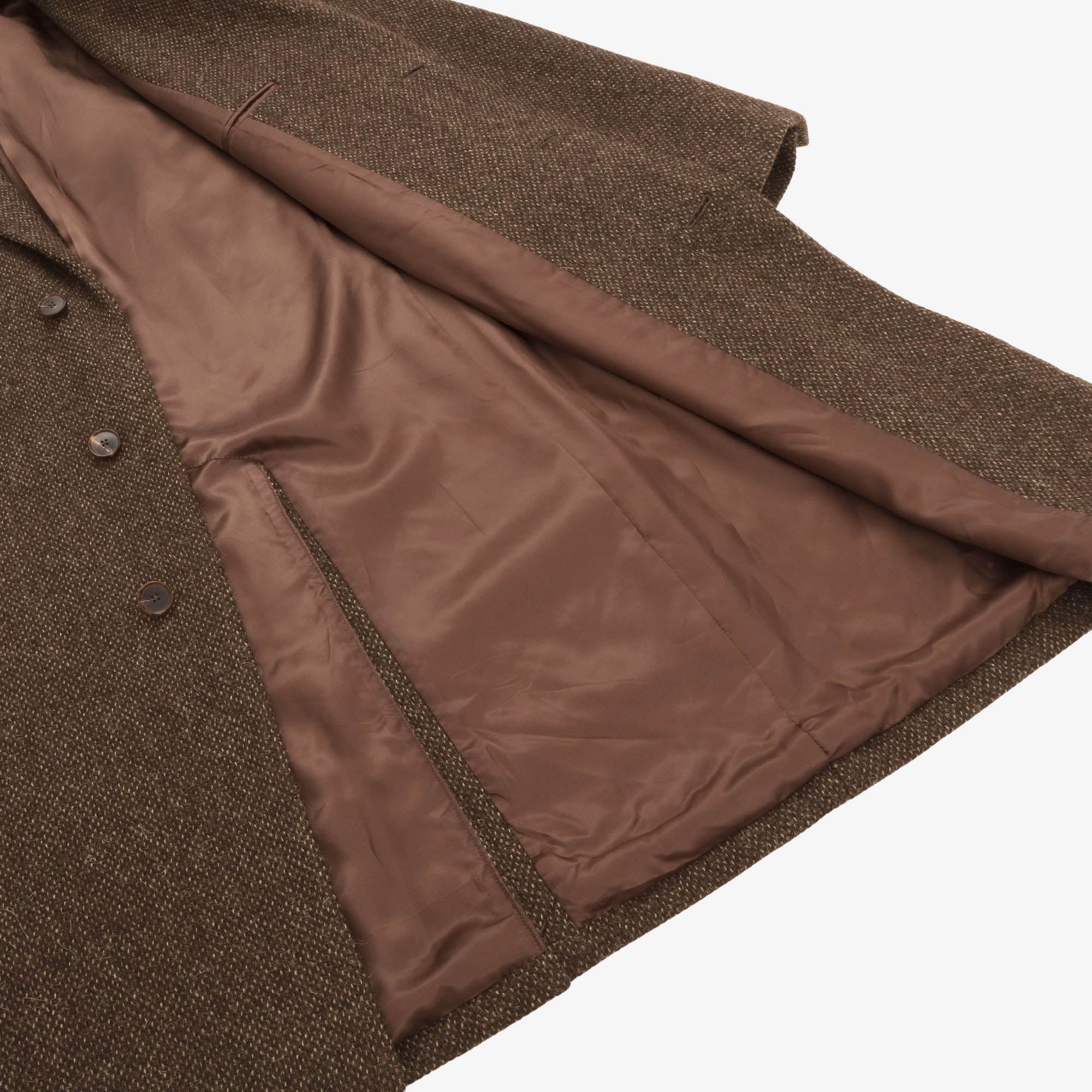 Lama Wool Chesterfield Coat