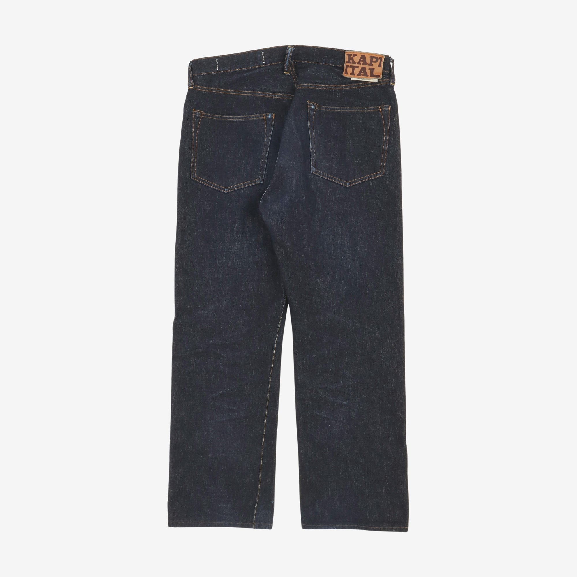 SLP102 Straight Selvedge Jeans (35W X 29L)