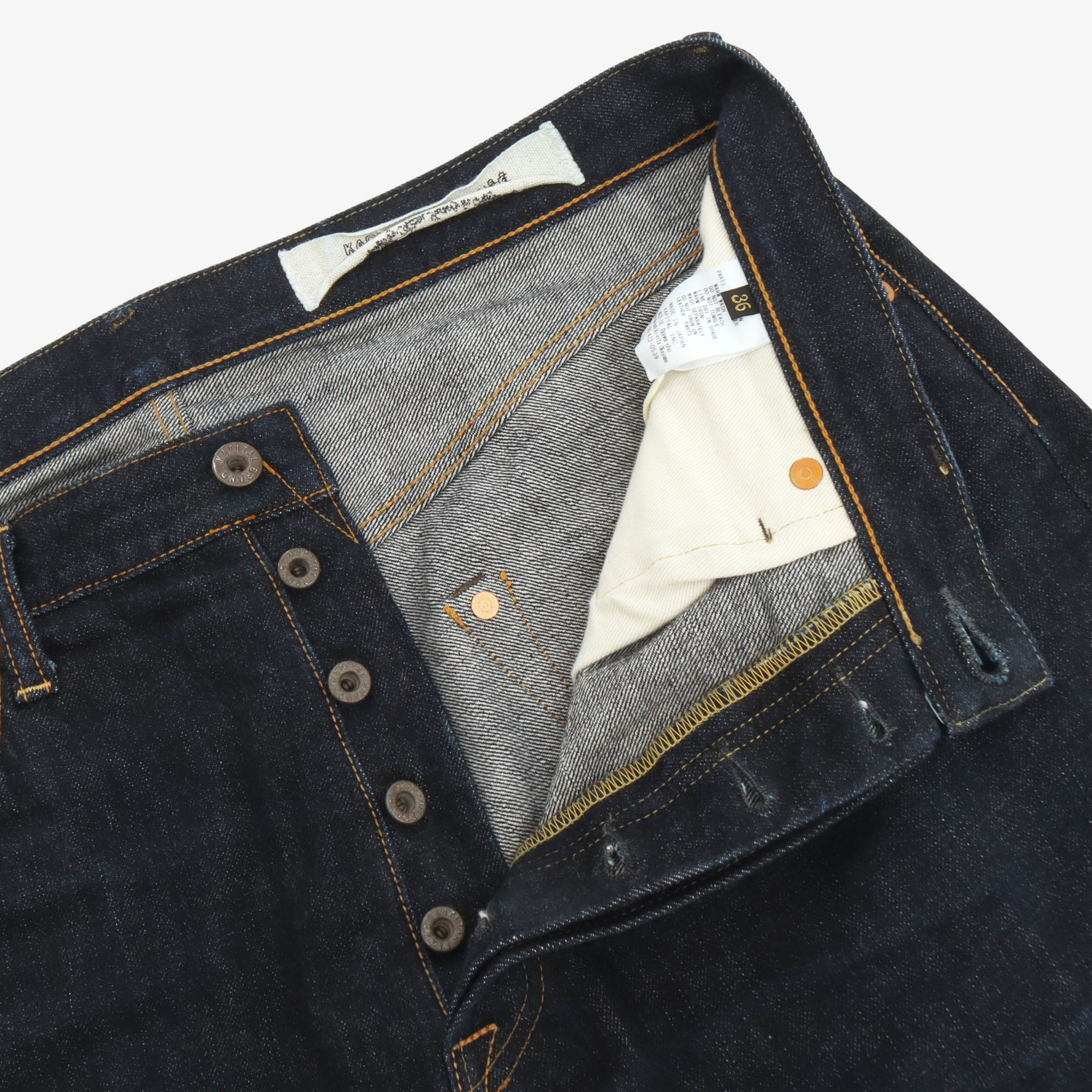 SLP102 Straight Selvedge Jeans (35W X 29L)