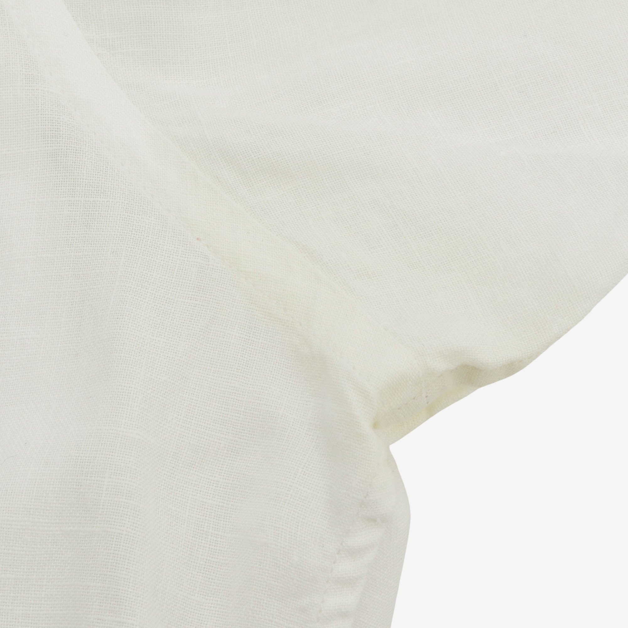 Linen Spread Collar Shirt