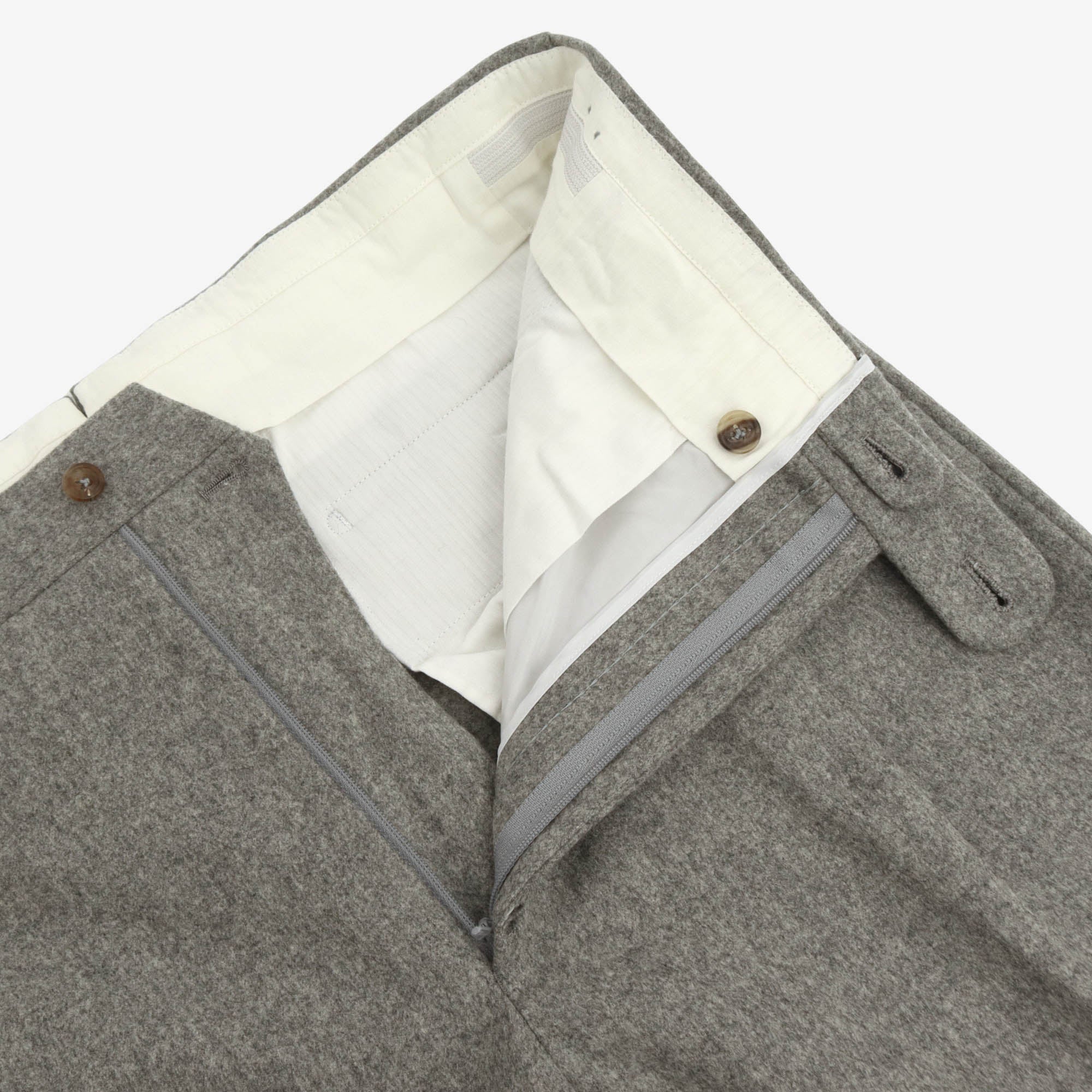 MTM Flannel Pleated Trousers (34W X 28L)