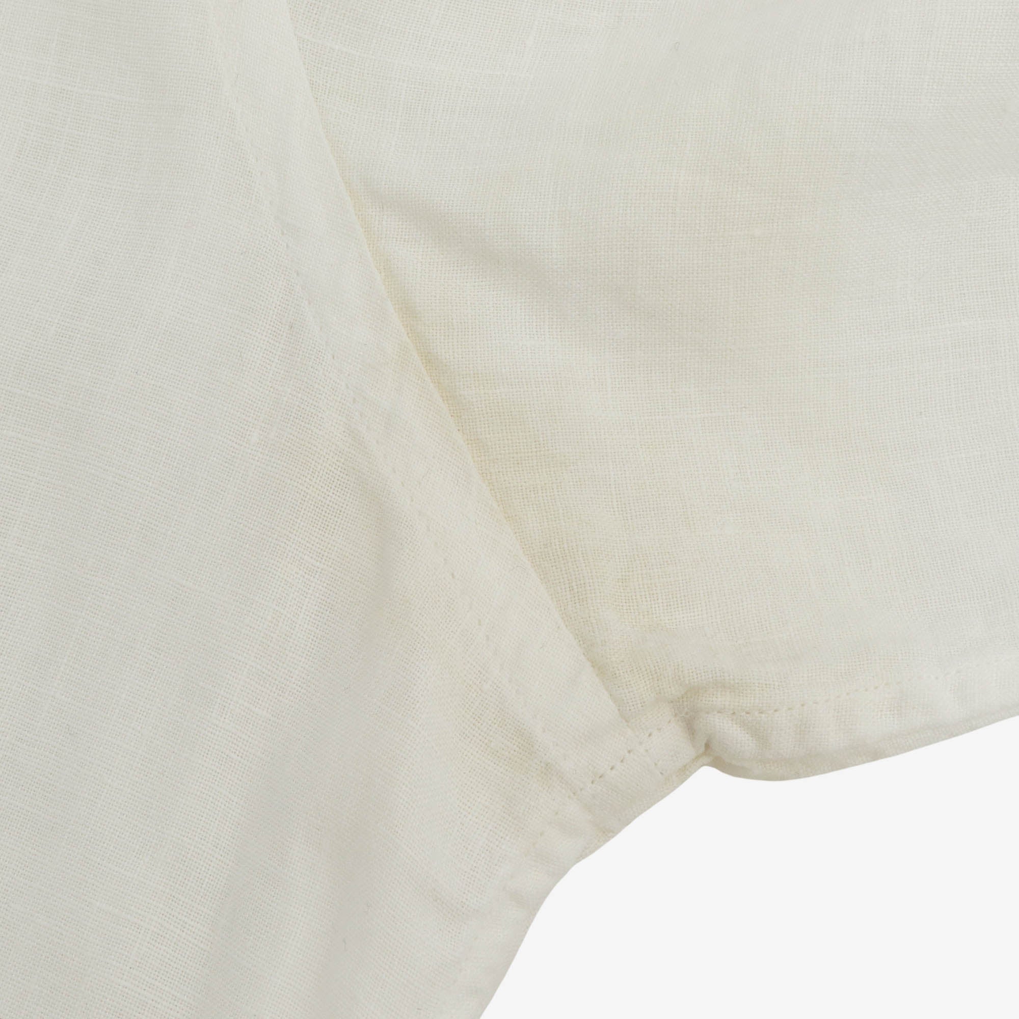 Linen Spread Collar Shirt