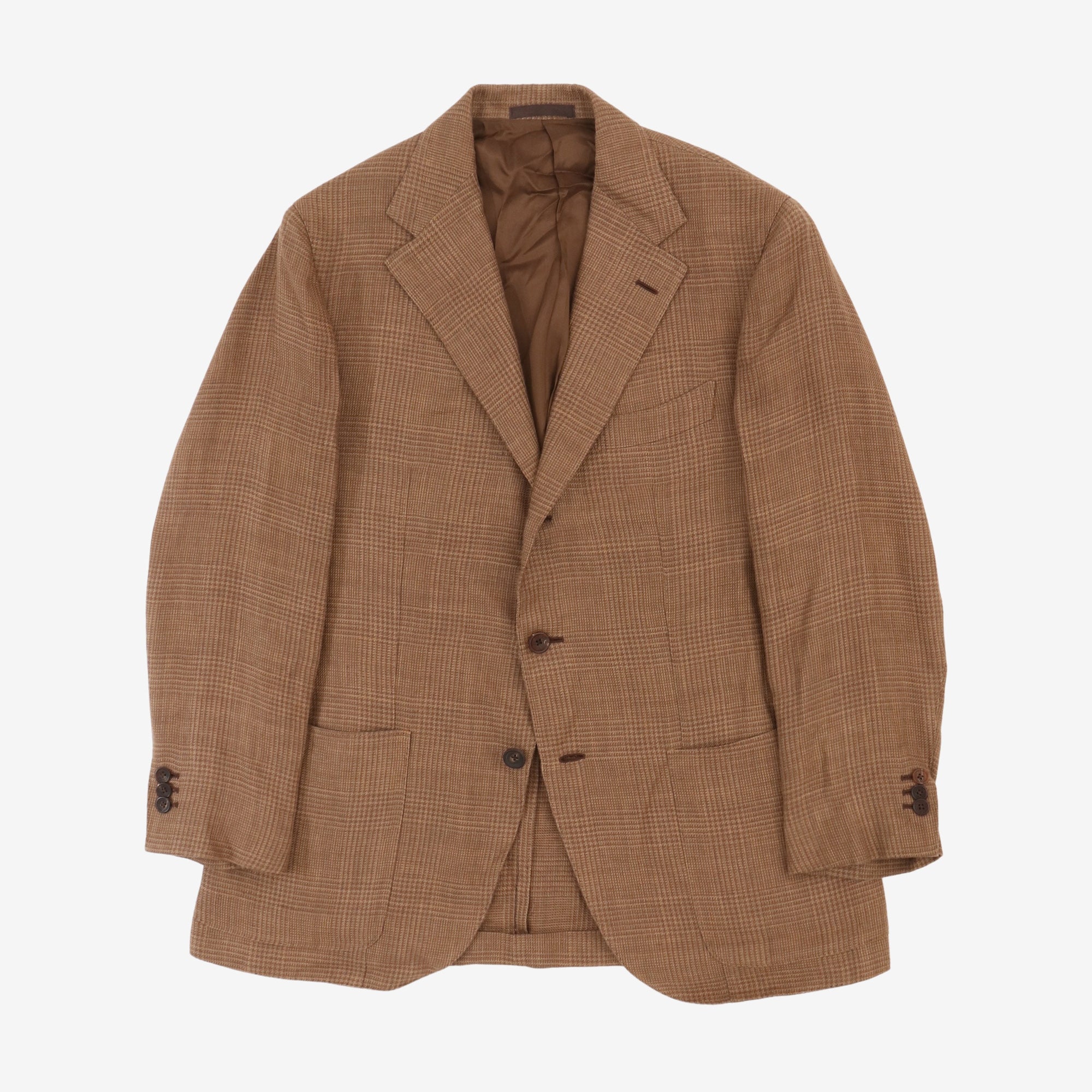 Linen Check Sport Jacket