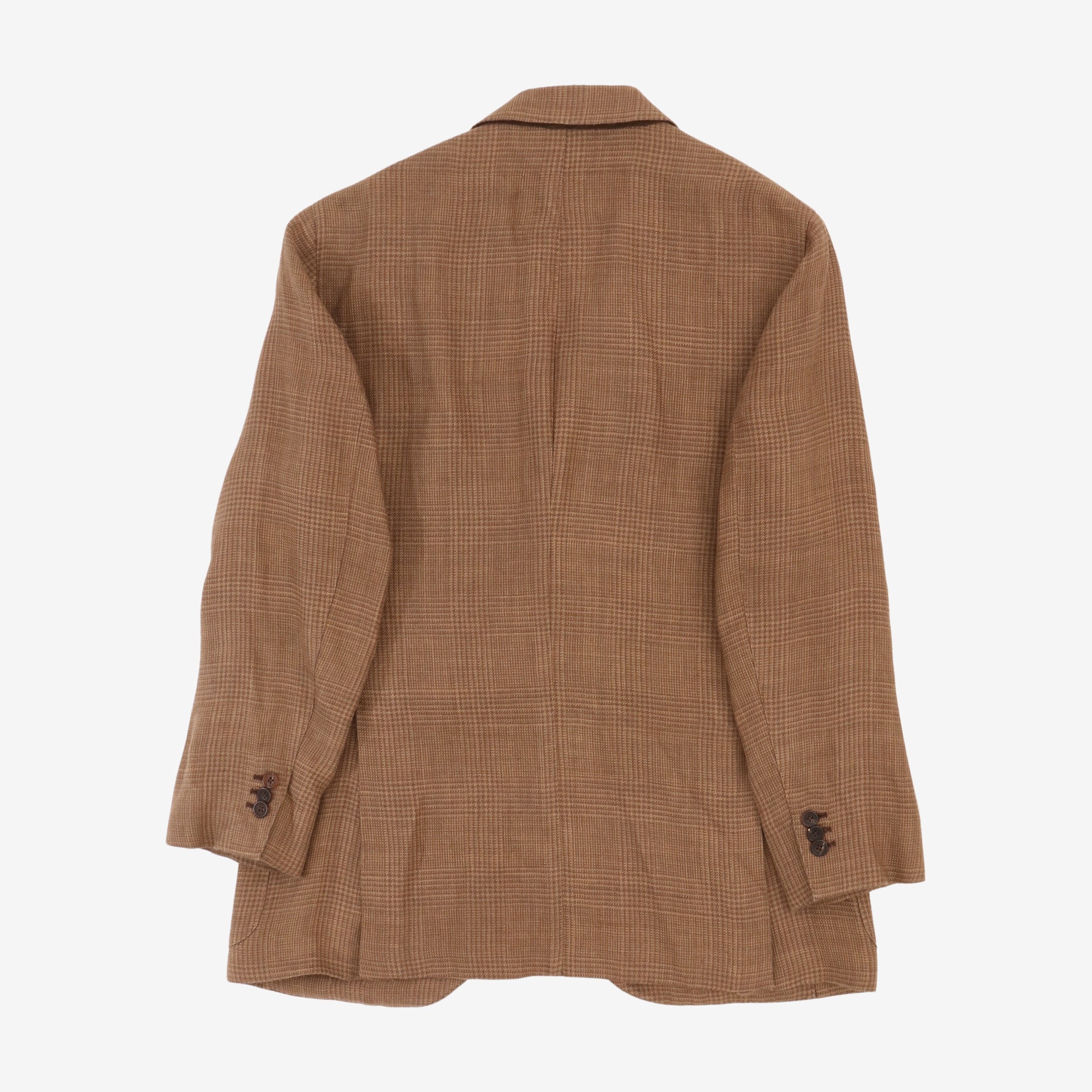 Linen Check Sport Jacket