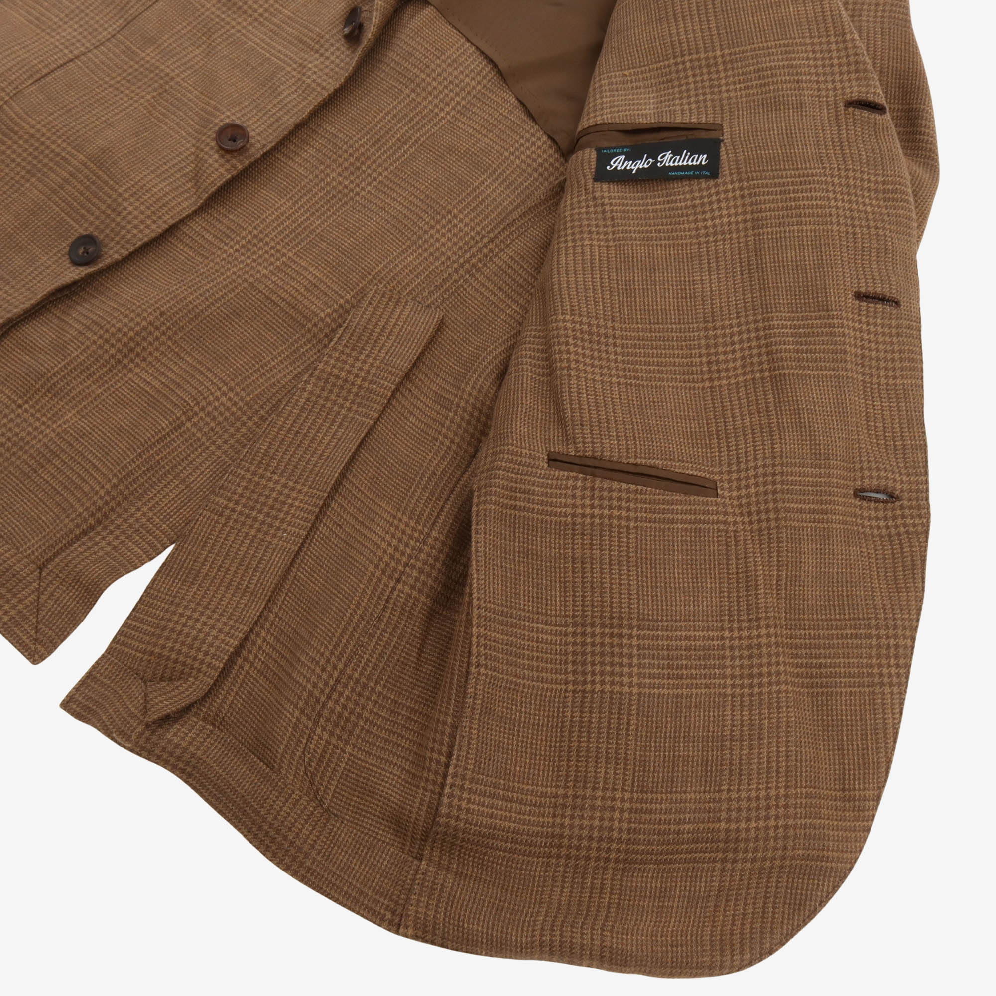 Linen Check Sport Jacket