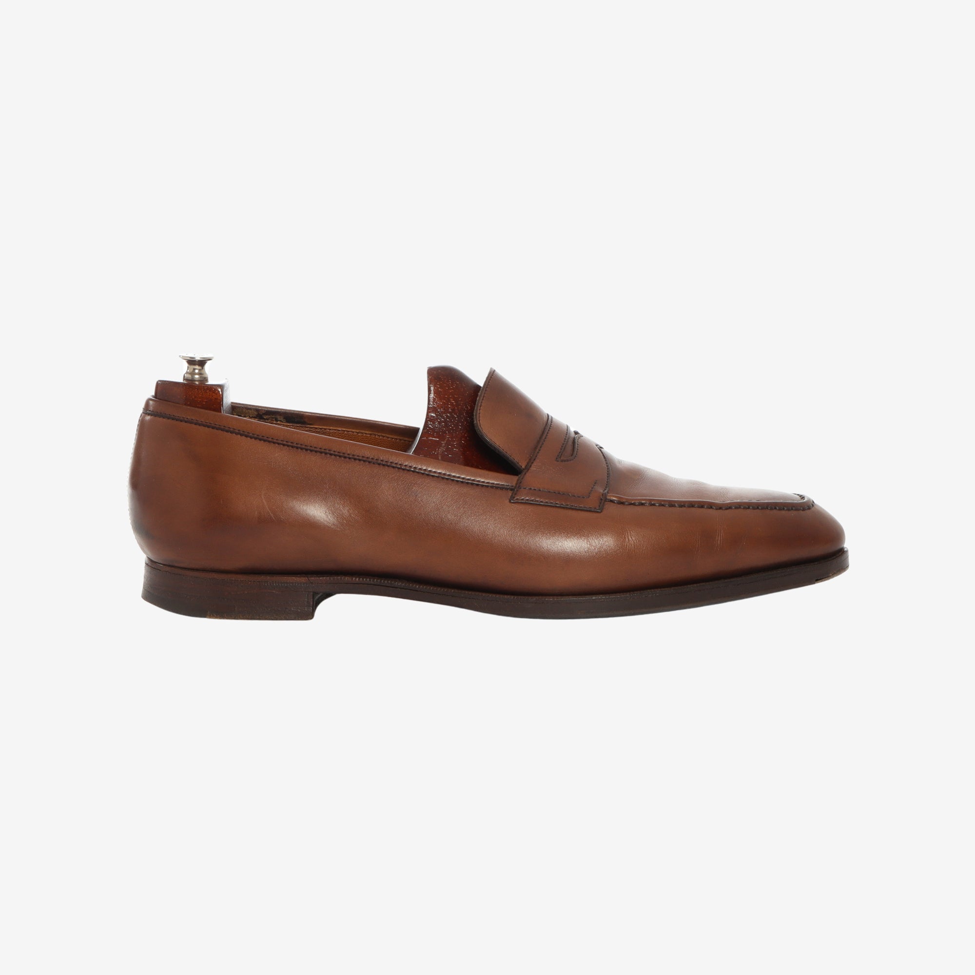 Purple Label Leather Penny Loafers + Trees