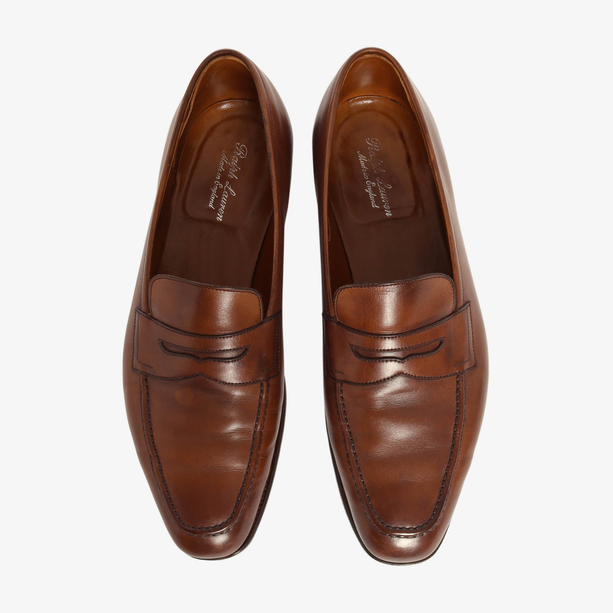 Purple Label Leather Penny Loafers + Trees
