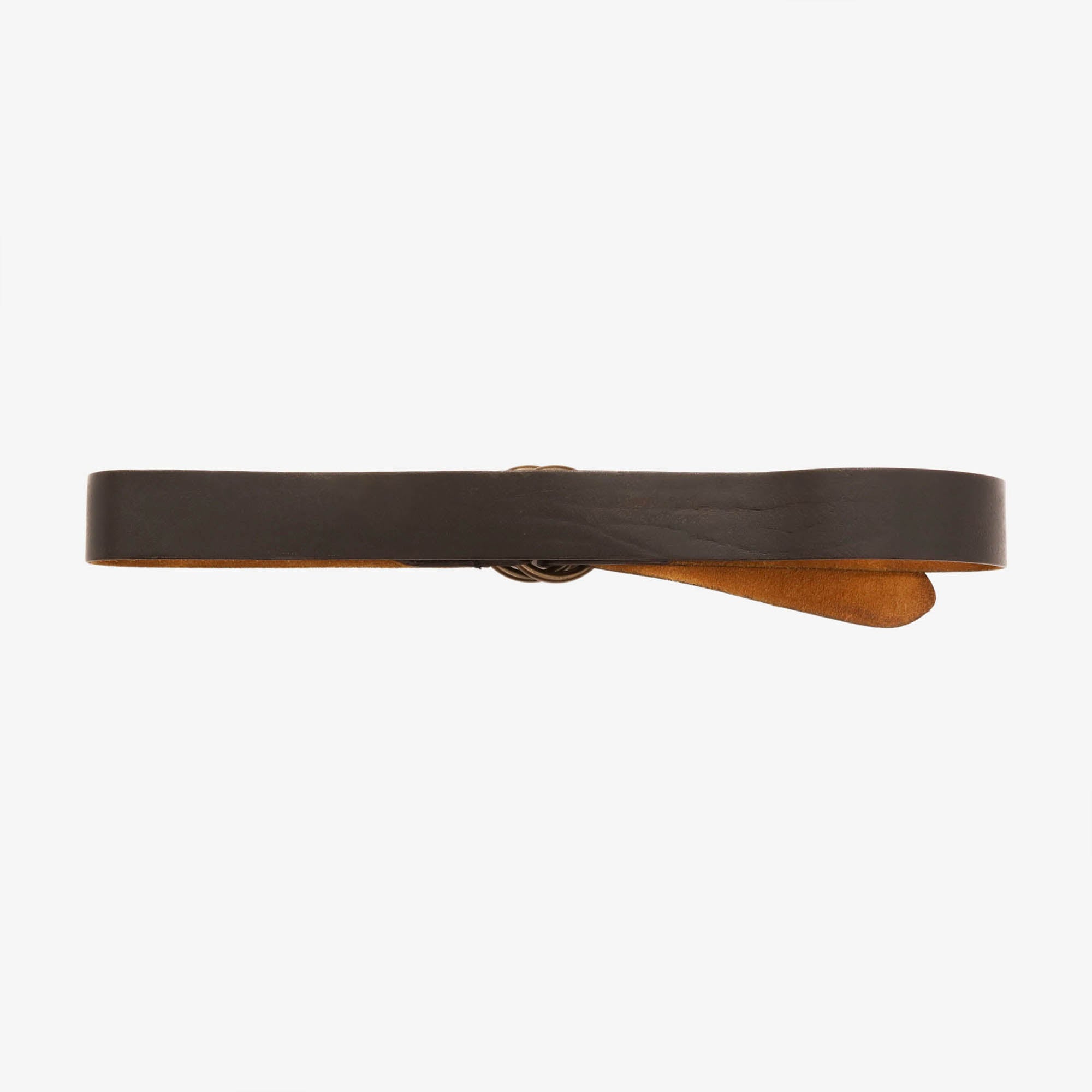 Leather Double O Ring Belt