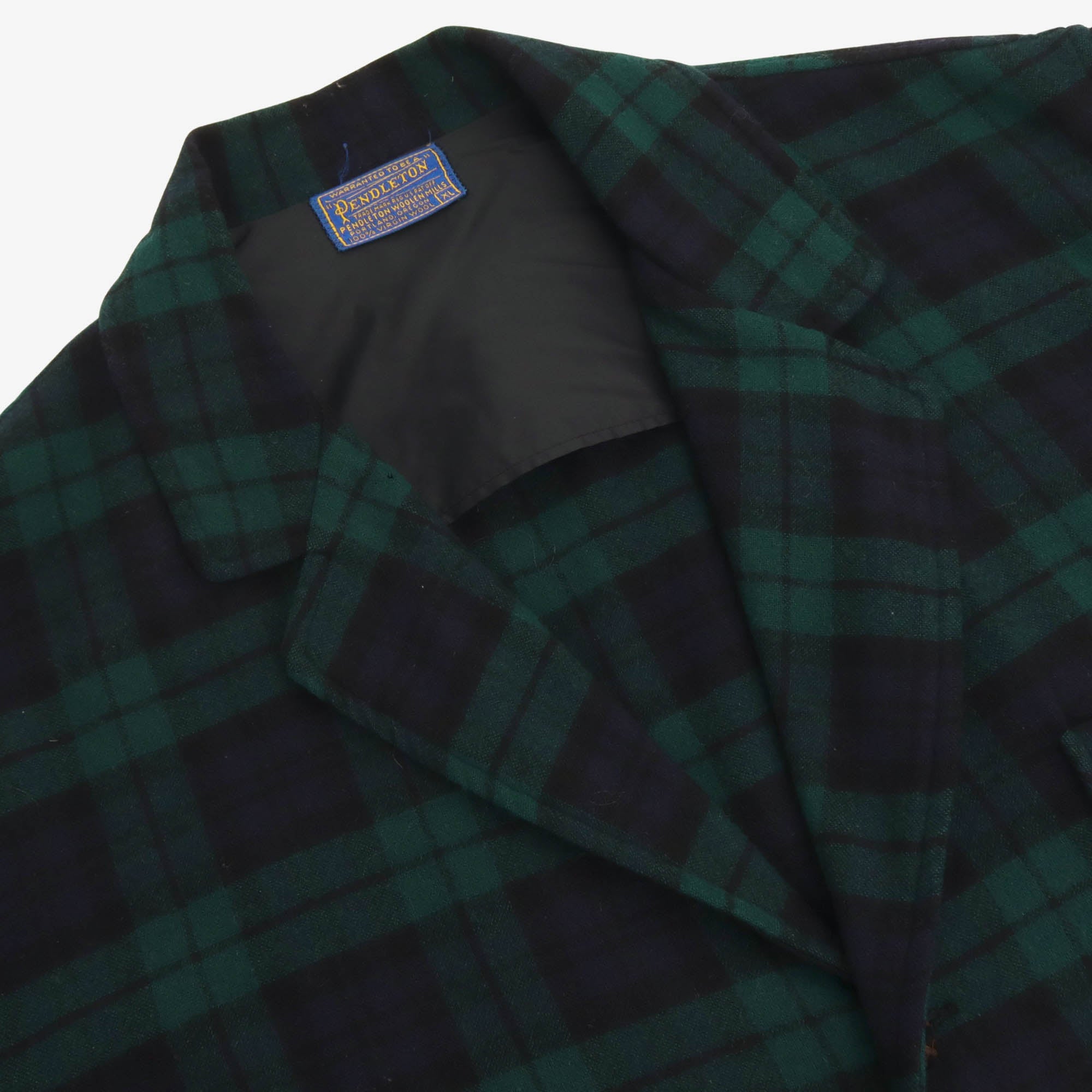 Vintage Check Wool Sport Coat