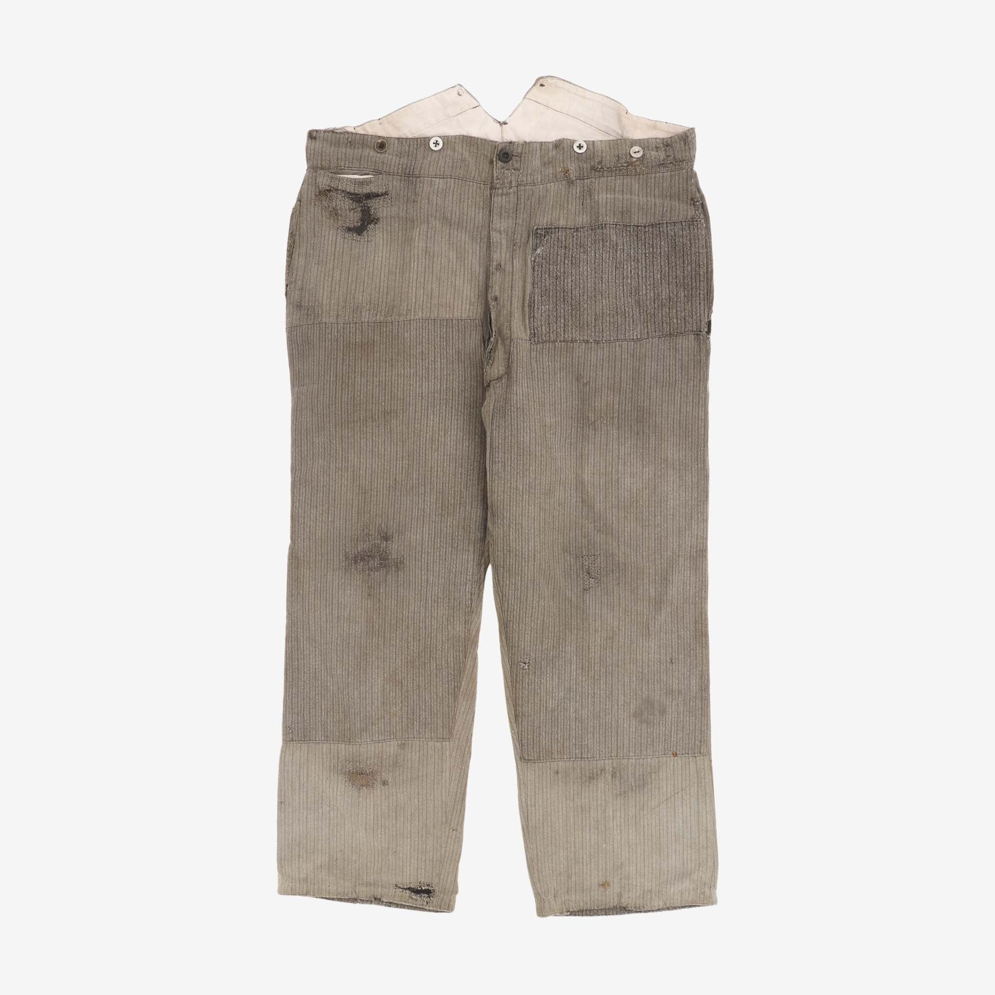 30/40s French Workwear Trousers (36W X 27L)