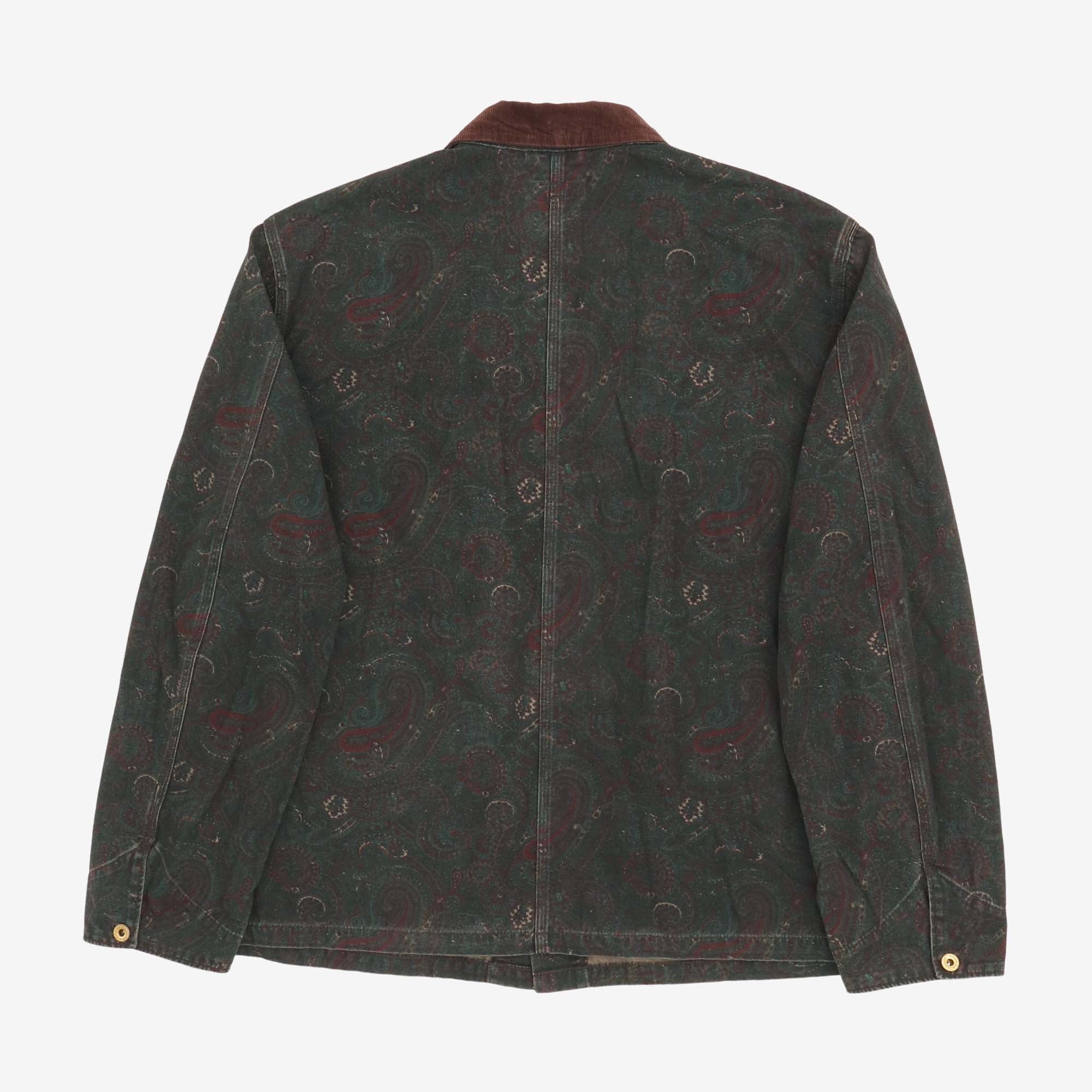 Paisley Canvas Chore Jacket