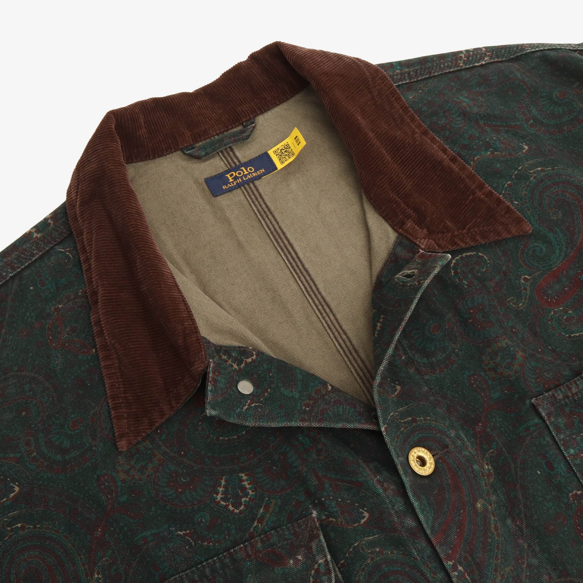 Paisley Canvas Chore Jacket