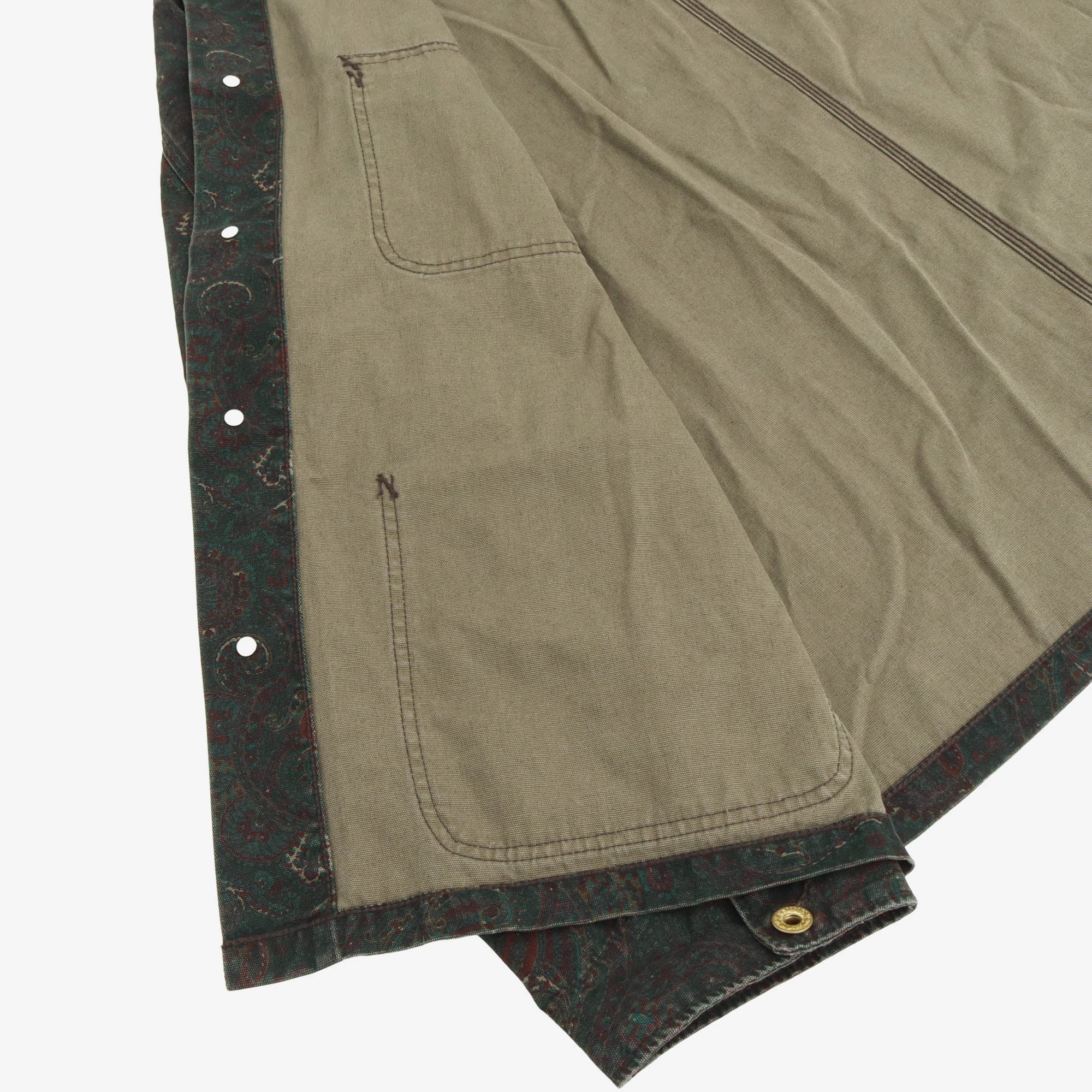 Paisley Canvas Chore Jacket