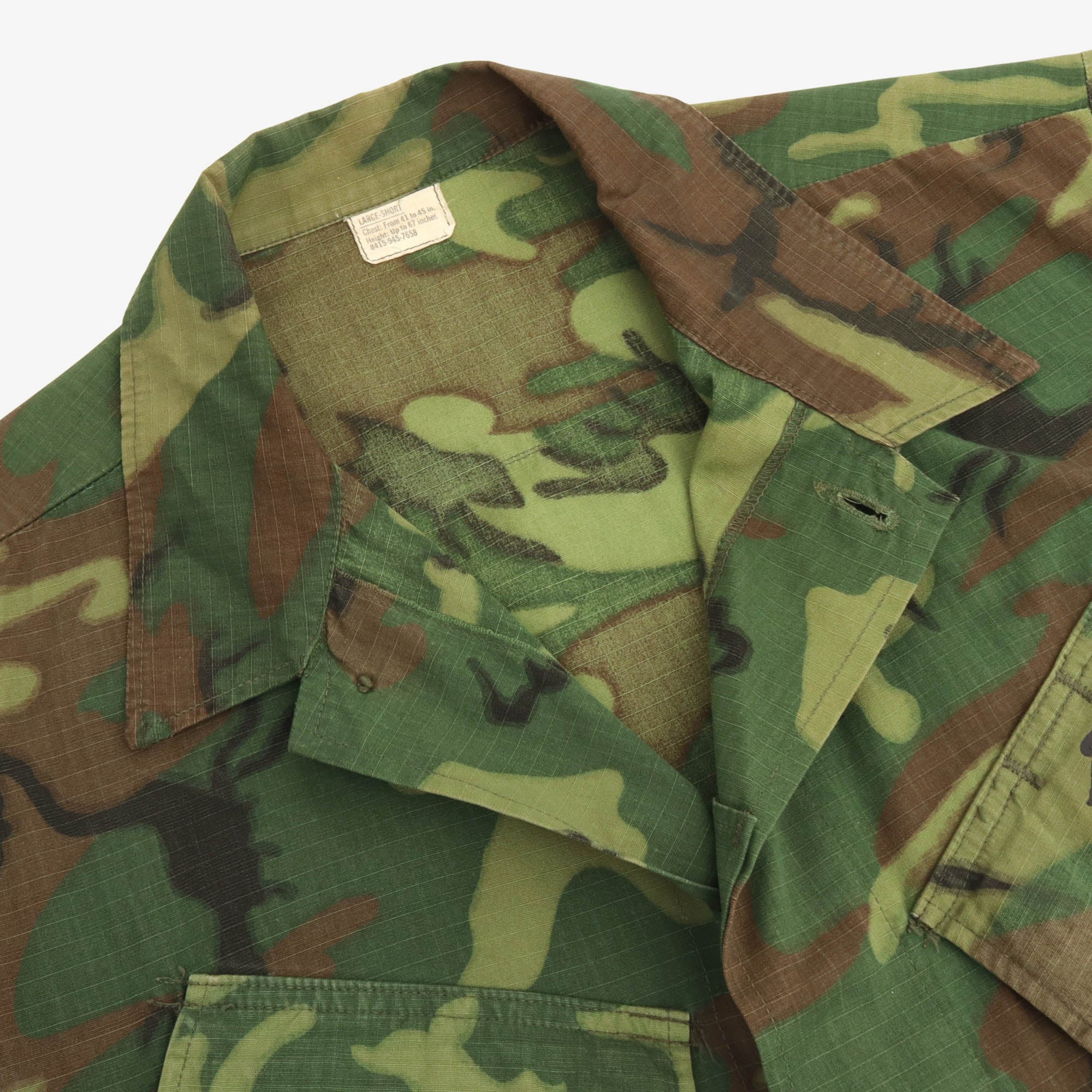 70s US Army ERDL Camo Jungle Jacket