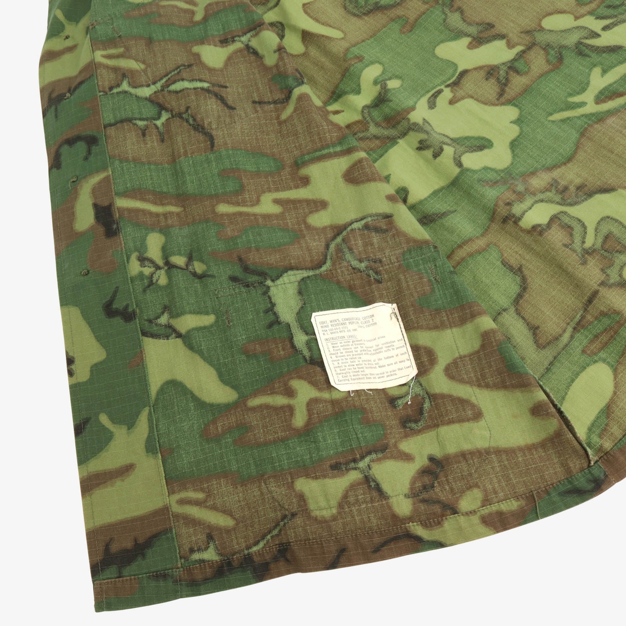 70s US Army ERDL Camo Jungle Jacket