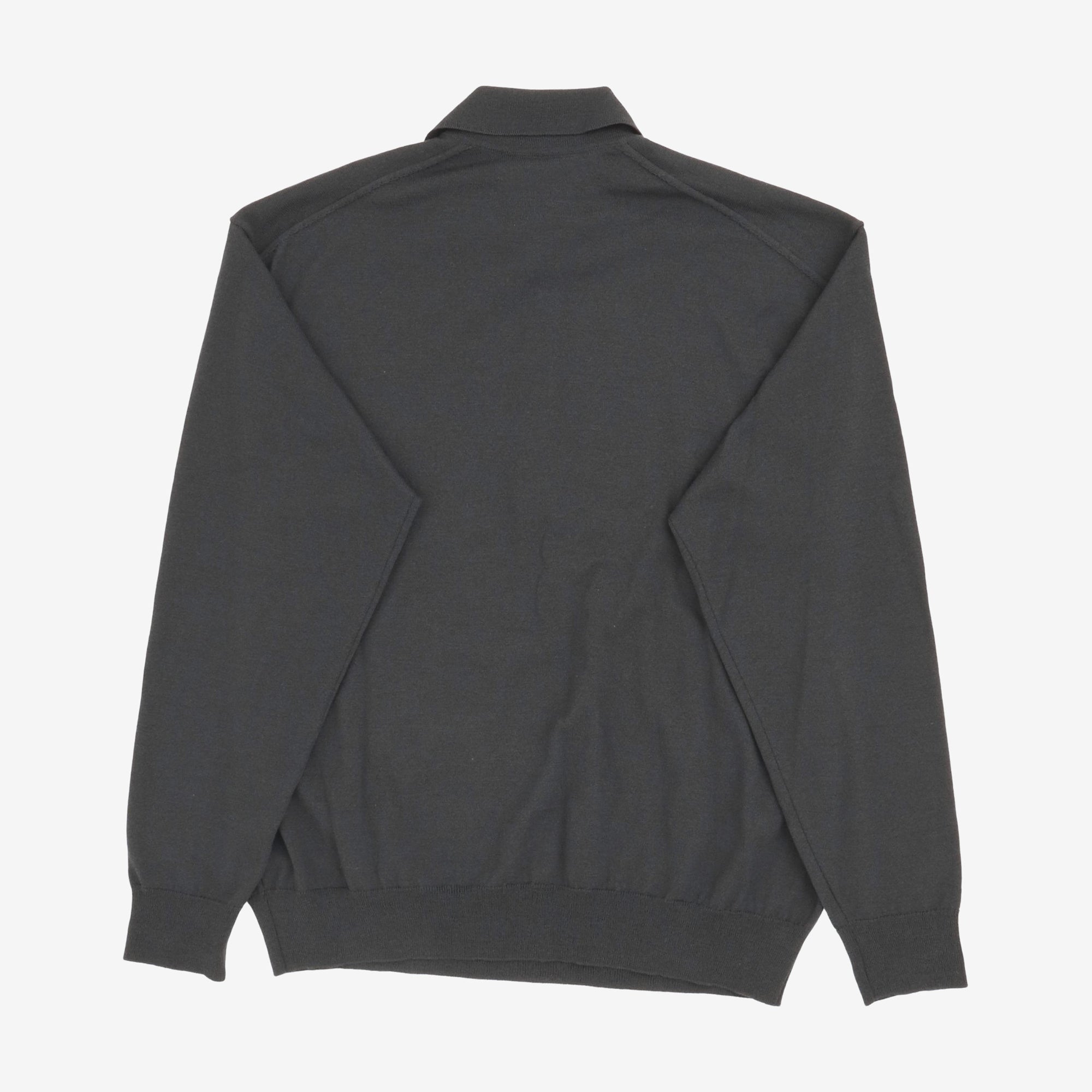 High Twist Wool Knit Polo