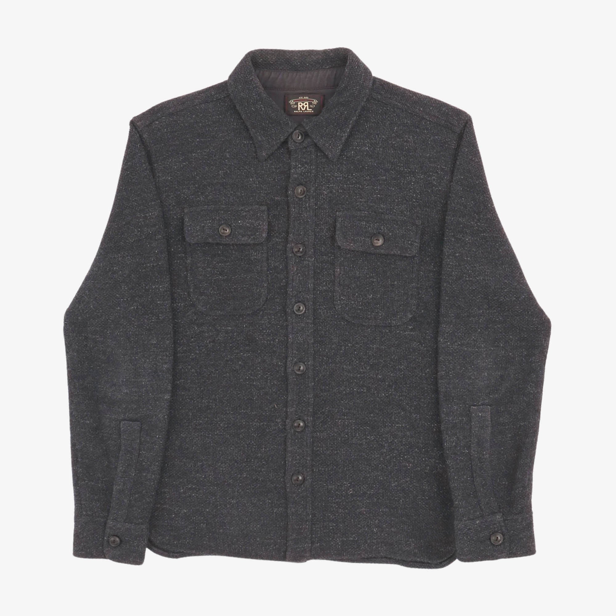 Marled Knit Work Shirt