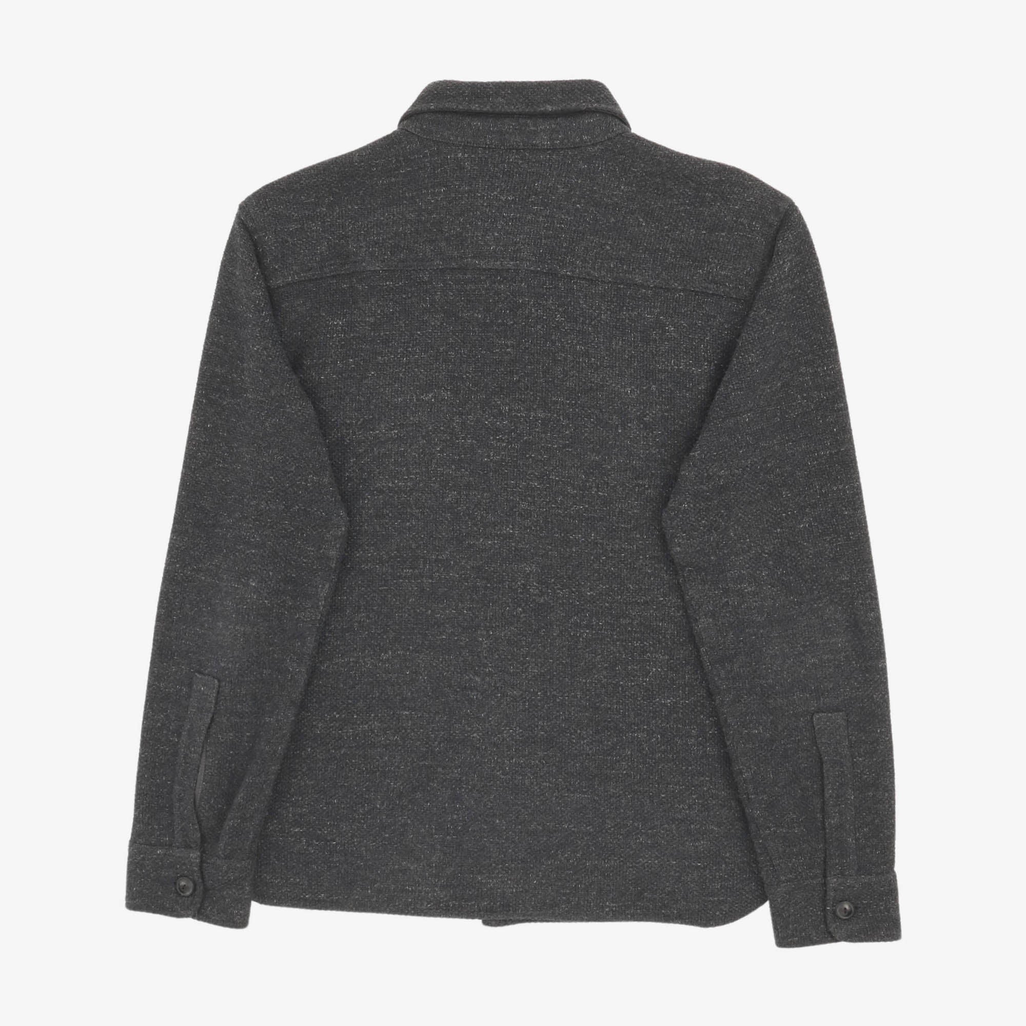 Marled Knit Work Shirt