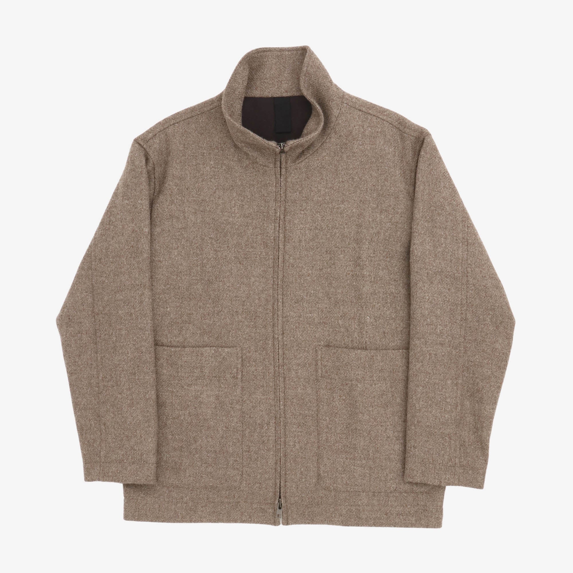 Natural Wool Twill Blouson (Fox Brothers)