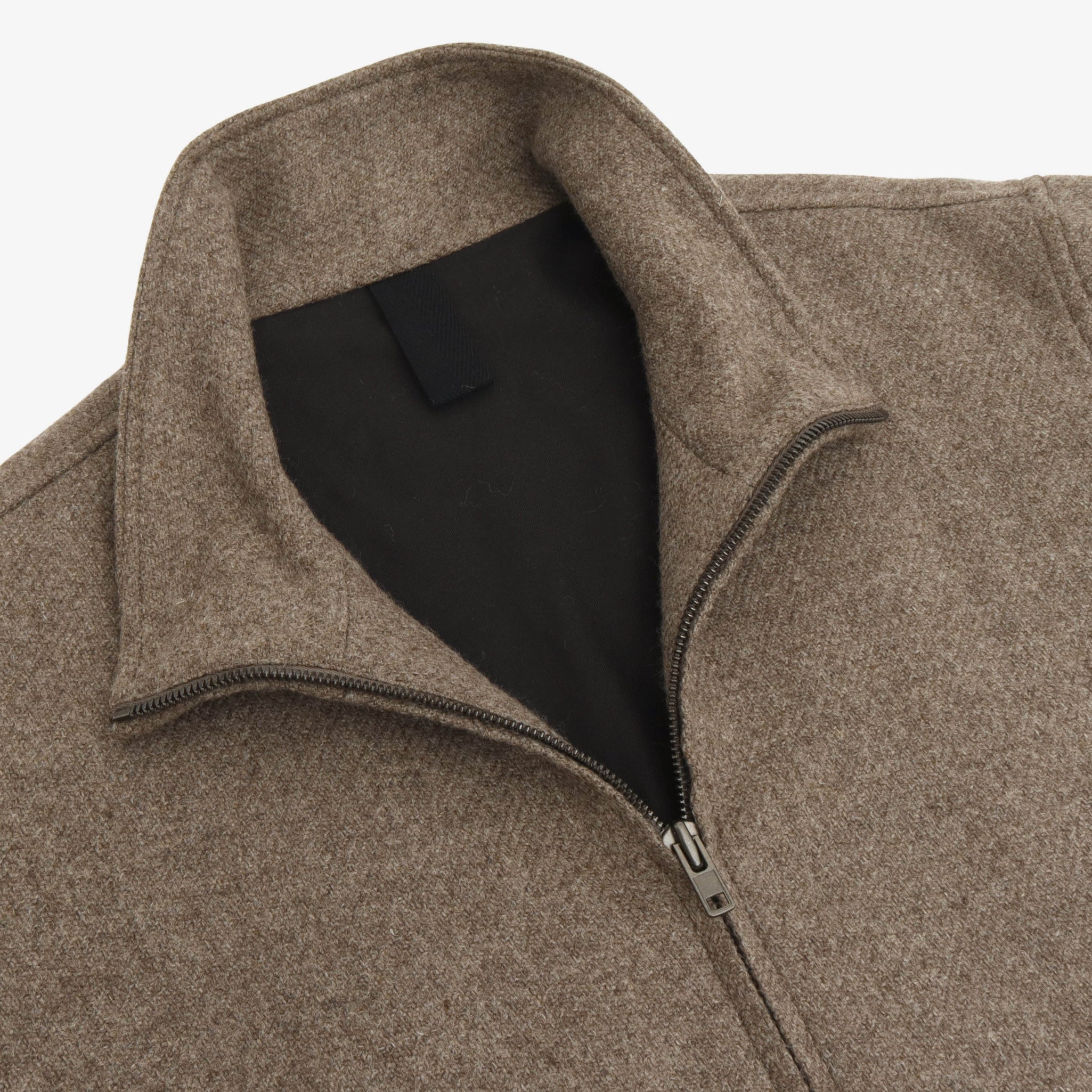 Natural Wool Twill Blouson (Fox Brothers)